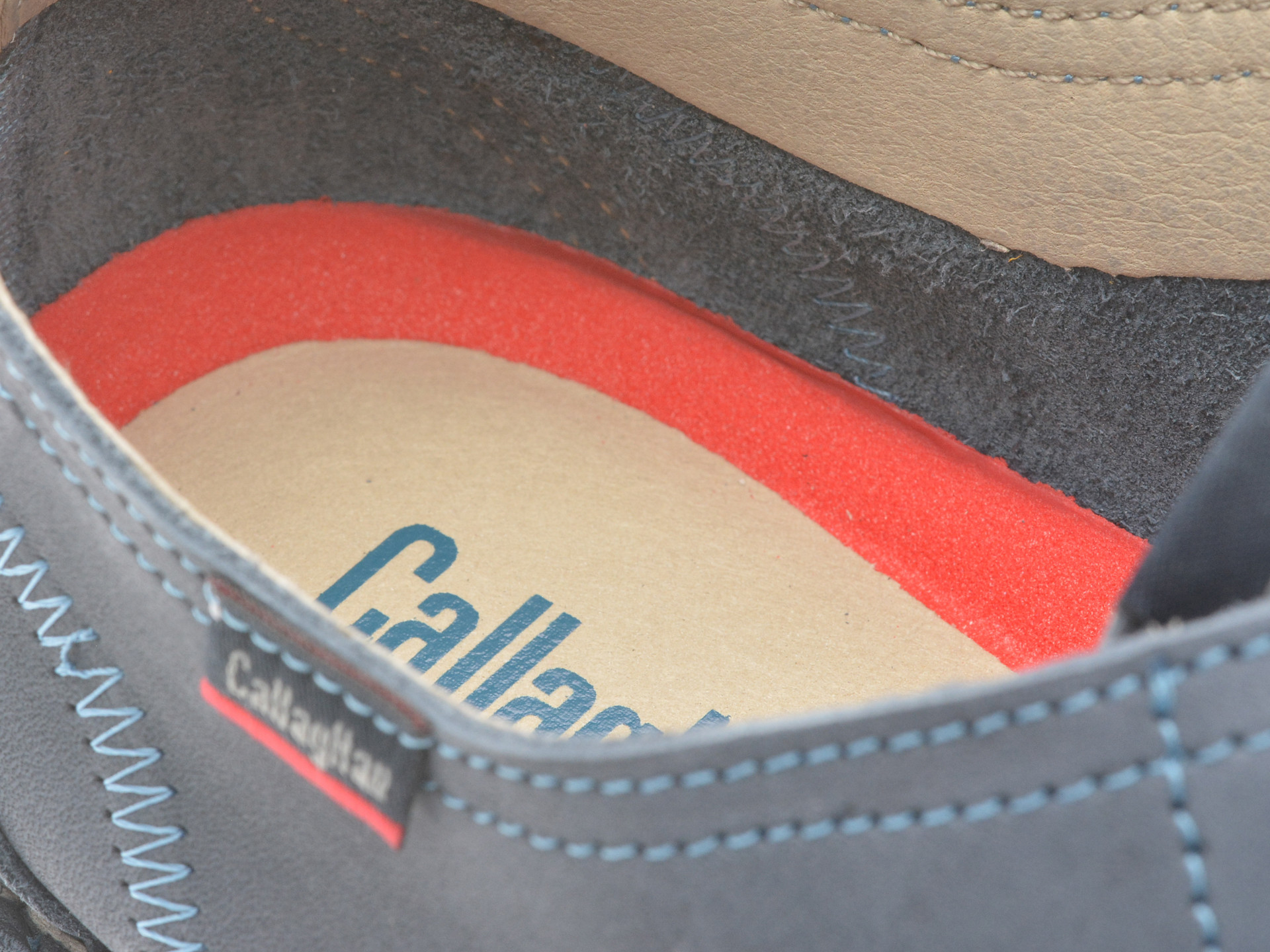 Mocasini CALLAGHAN albastri, 58101, din piele naturala