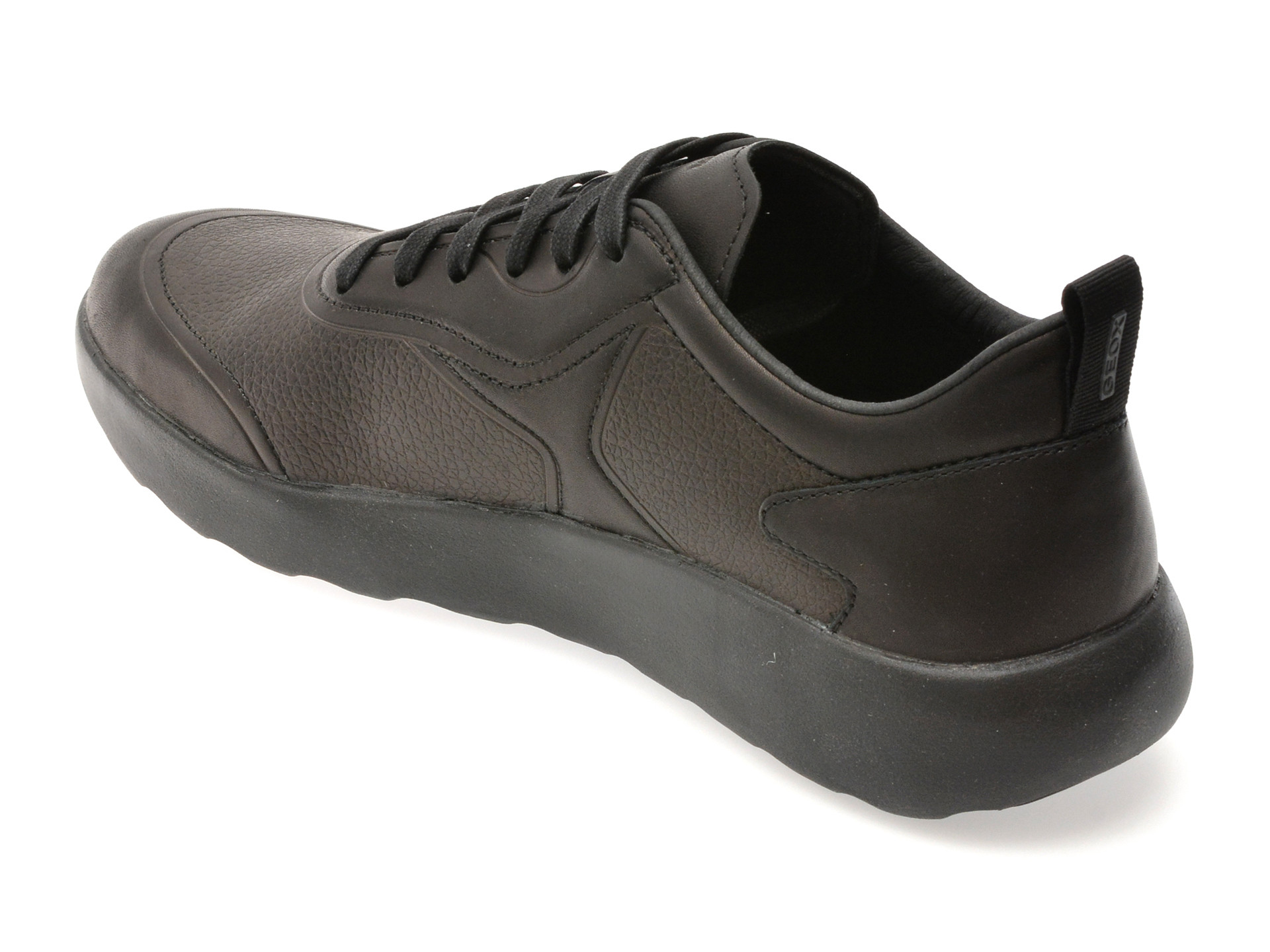 Pantofi sport GEOX negri, U45LFB, din piele naturala