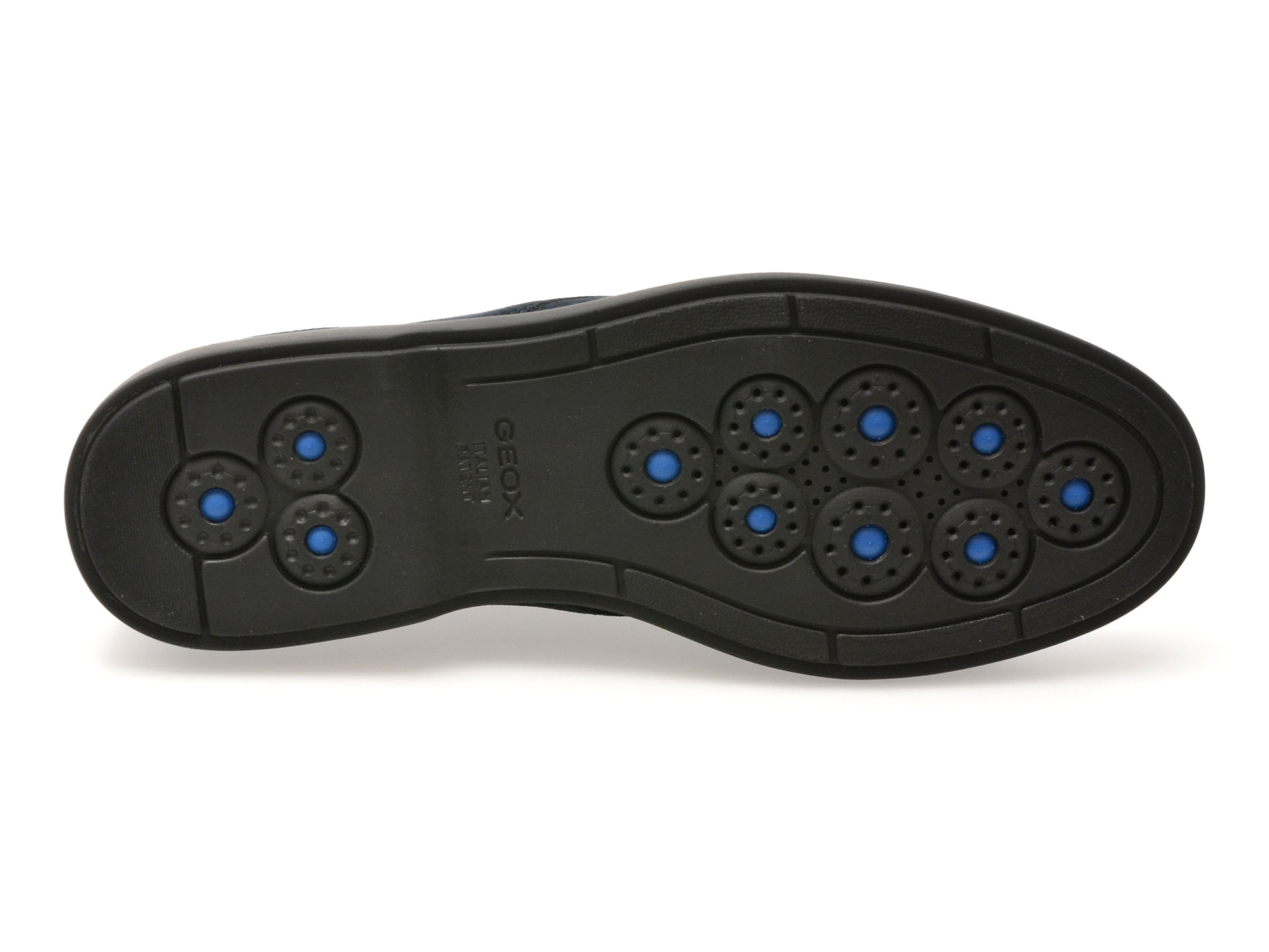 Pantofi GEOX bleumarin, U56LAD, din piele intoarsa
