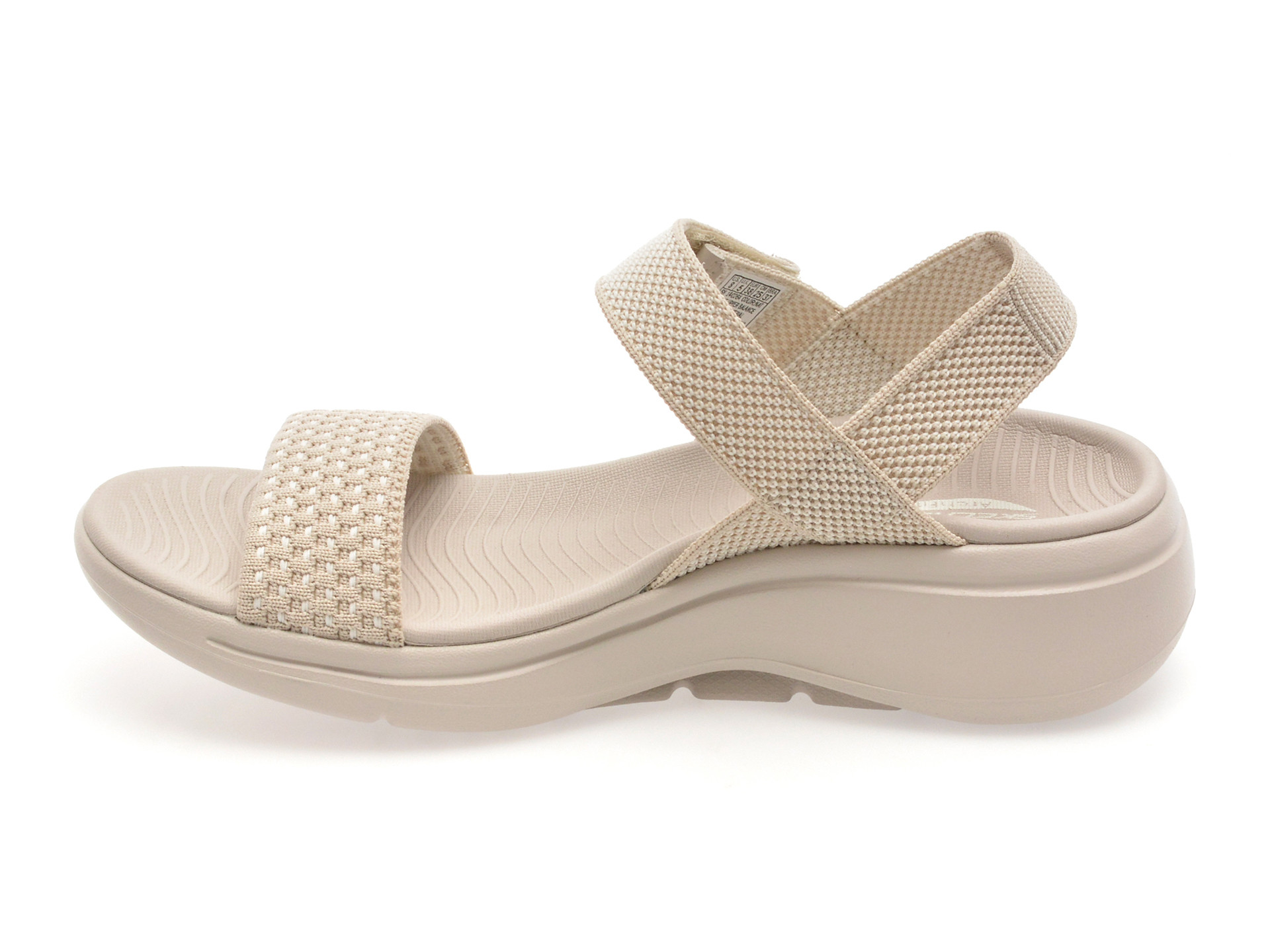 Sandale SKECHERS gri, KZGO WALK ARCH FIT, din material textil