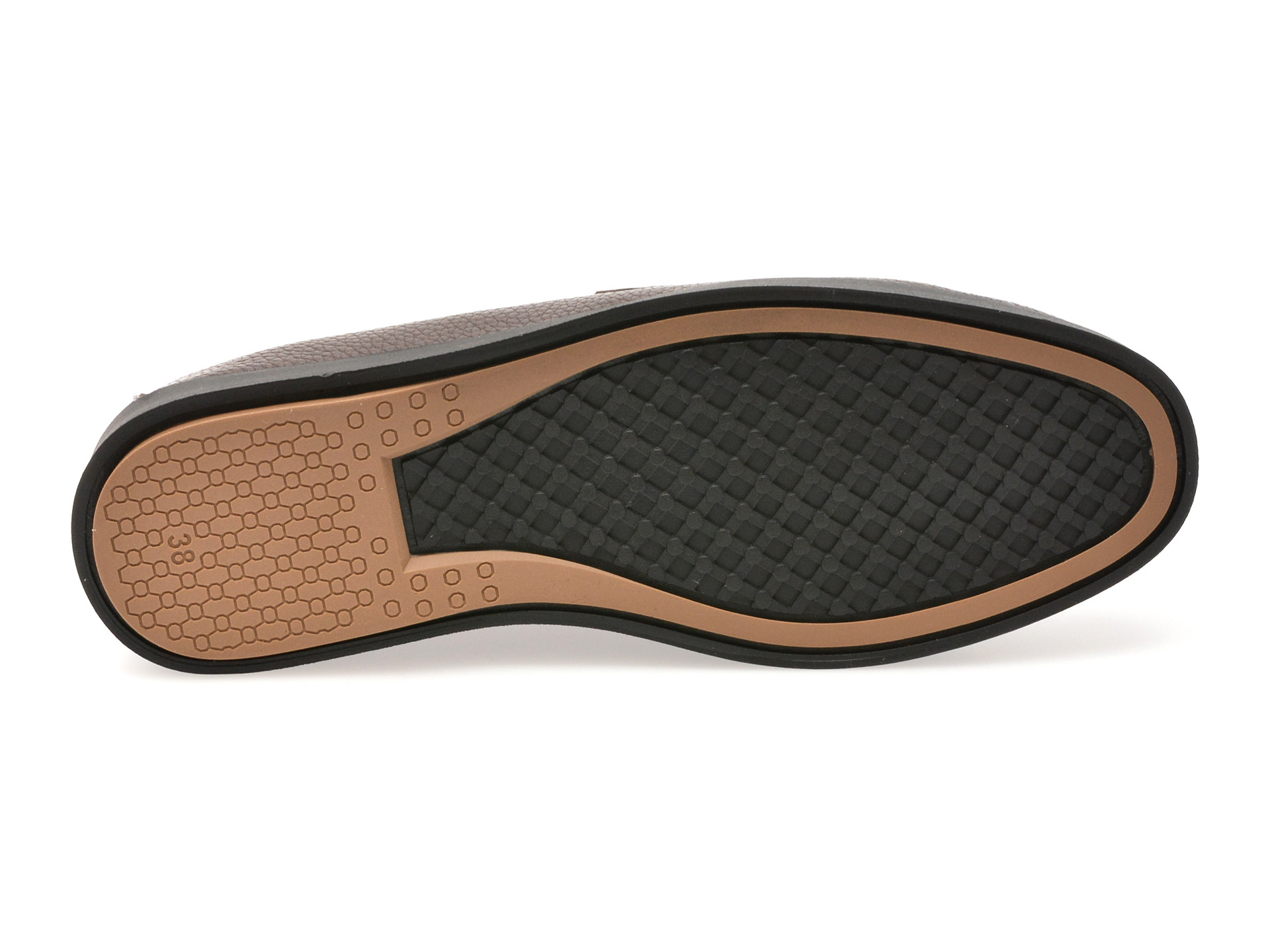 Mocasini EPICA maro, 31110, din piele naturala