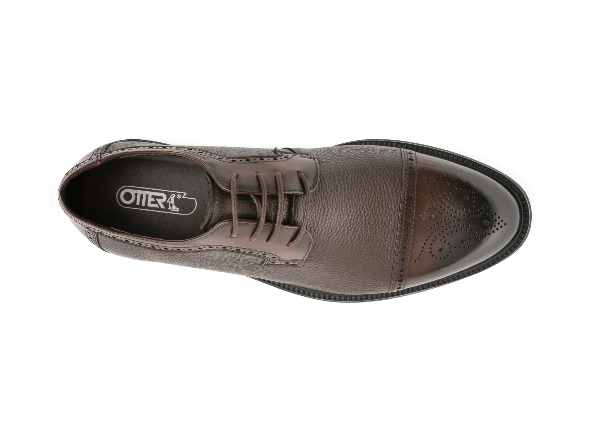 Pantofi eleganti OTTER maro, 30008, din piele naturala