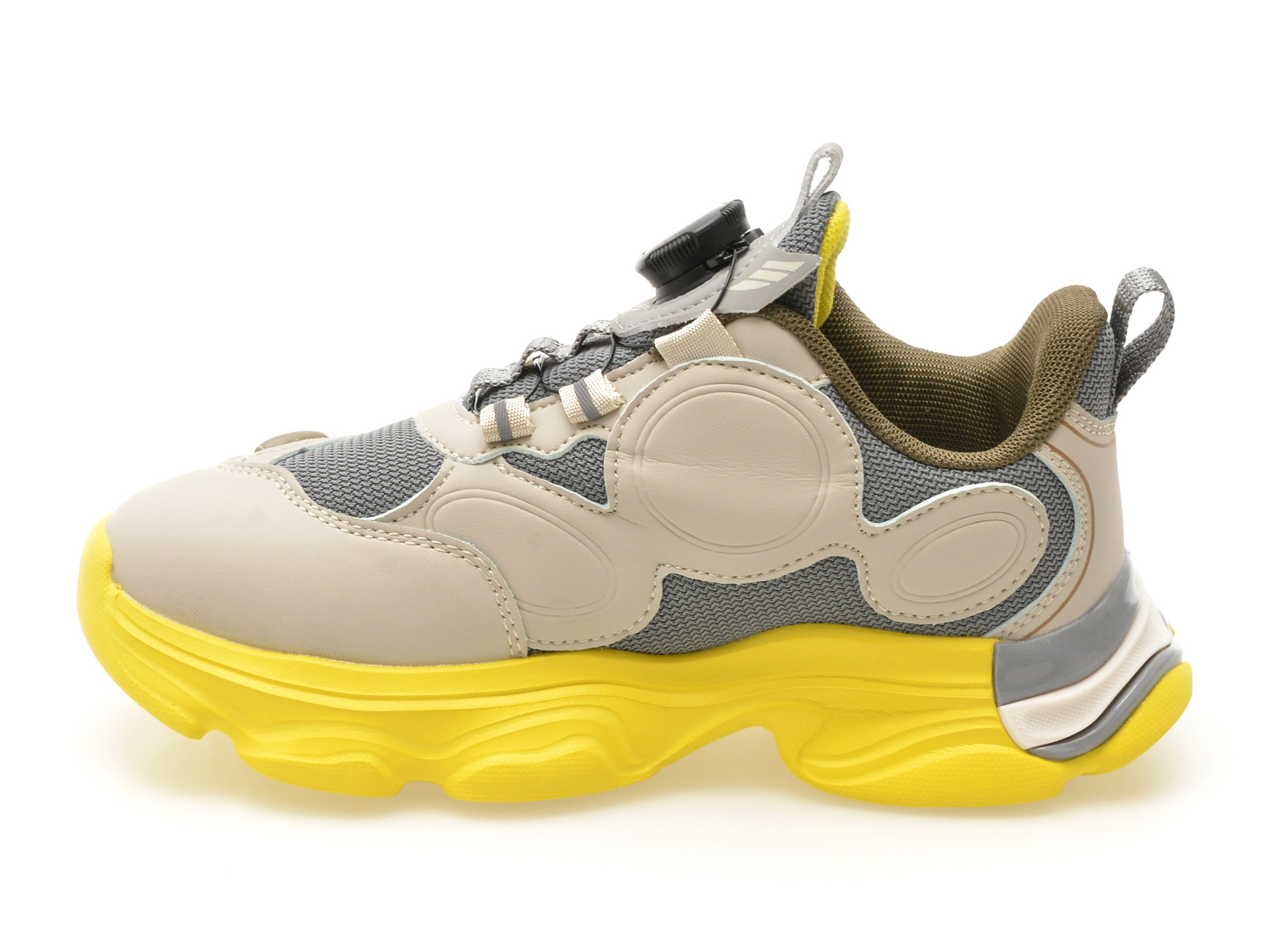 Pantofi sport SELECTION KIDS gri, 8076, din material textil