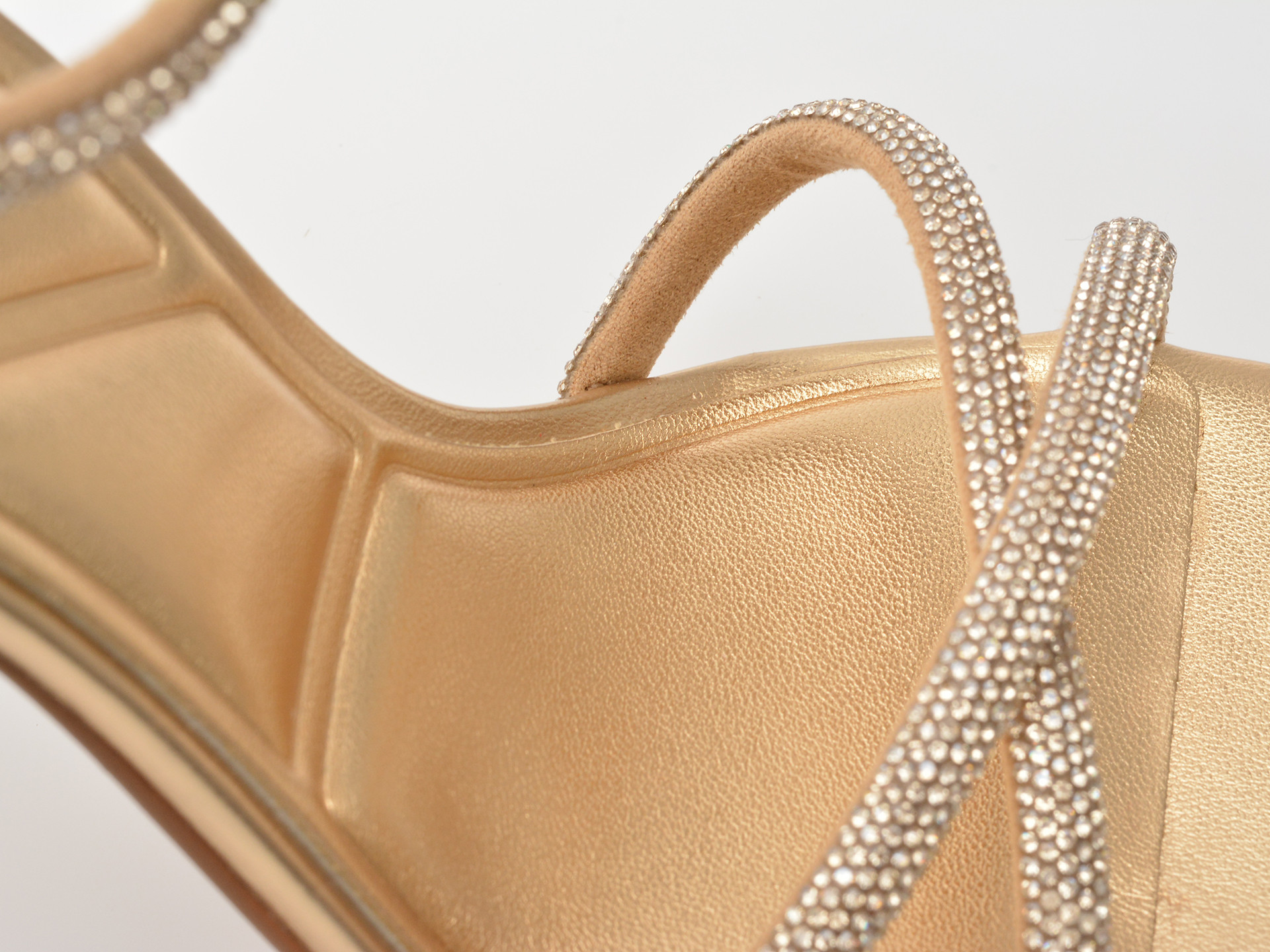 Sandale ALDO aurii, MANAELDEN 715, din material textil