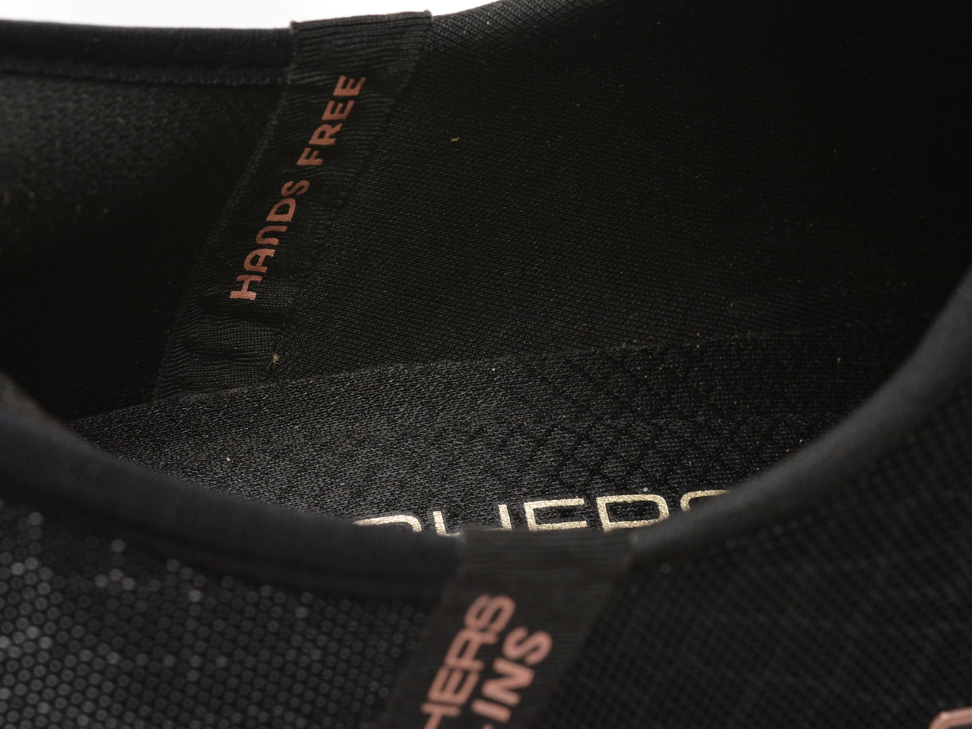 Pantofi sport SKECHERS negri, SUMMITS, din material textil