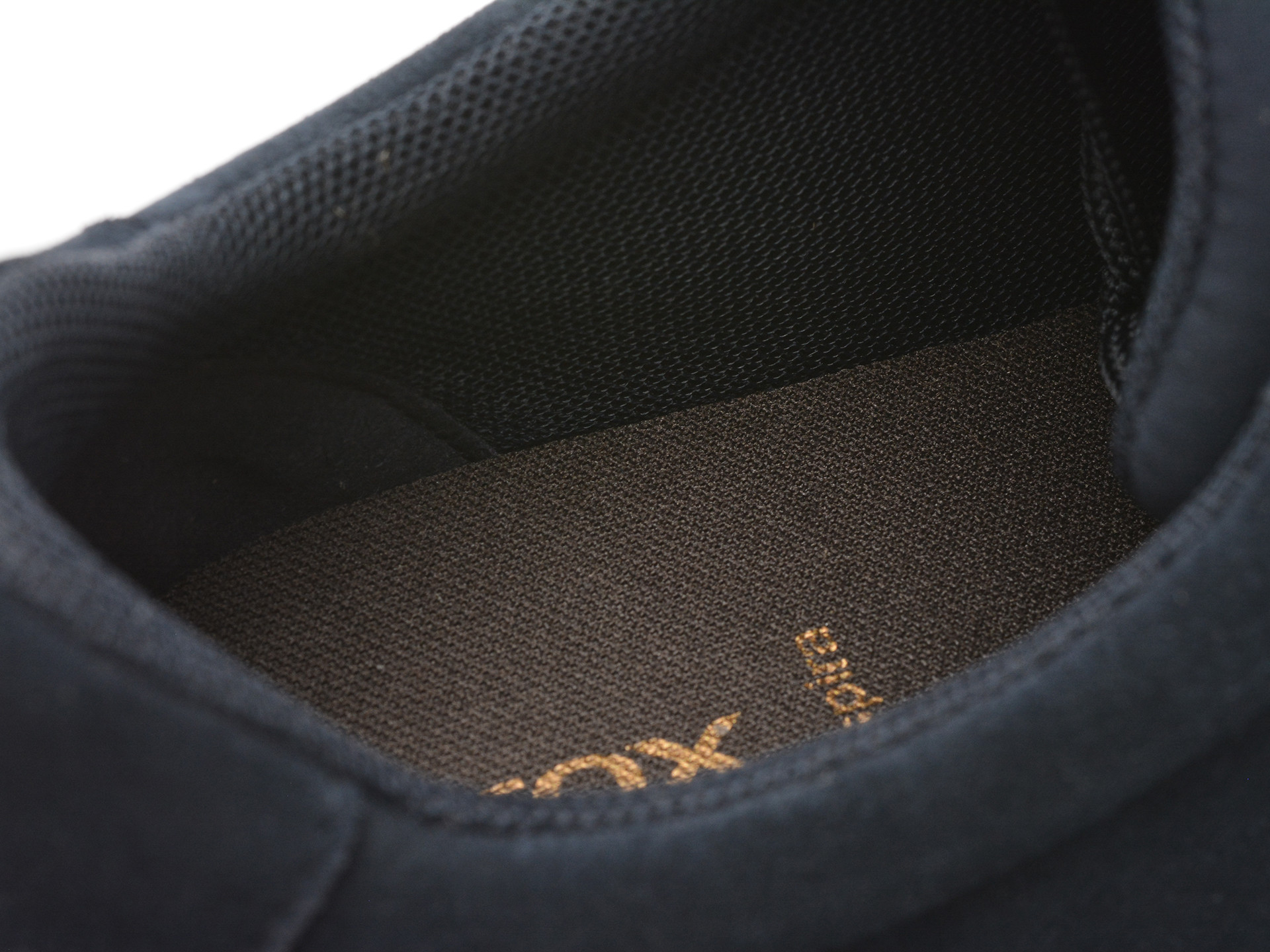 Pantofi sport GEOX bleumarin, U55LDA, din piele intoarsa