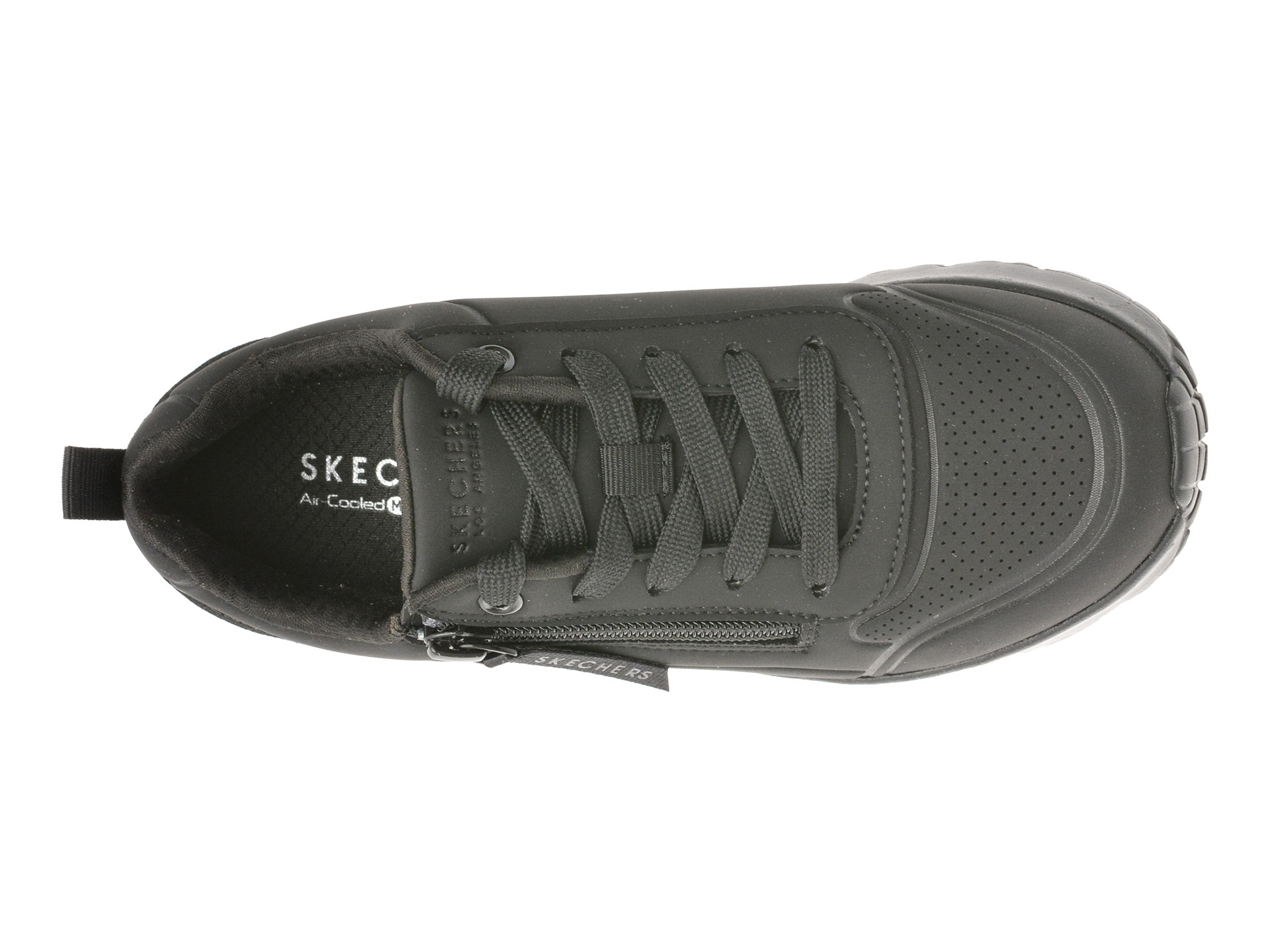 Pantofi sport SKECHERS negri, UNO LITE, din piele ecologica