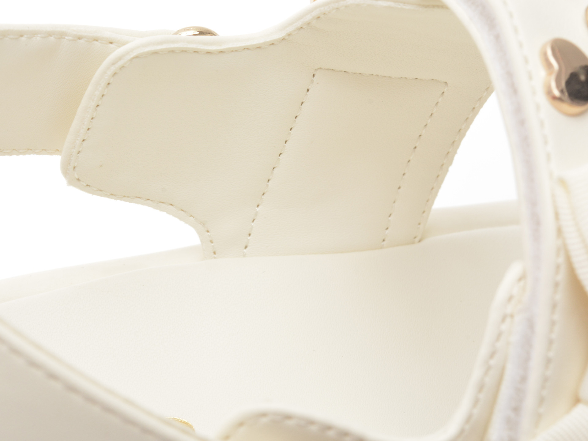 Sandale ALDO albe, GEMIMA 100, din piele ecologica