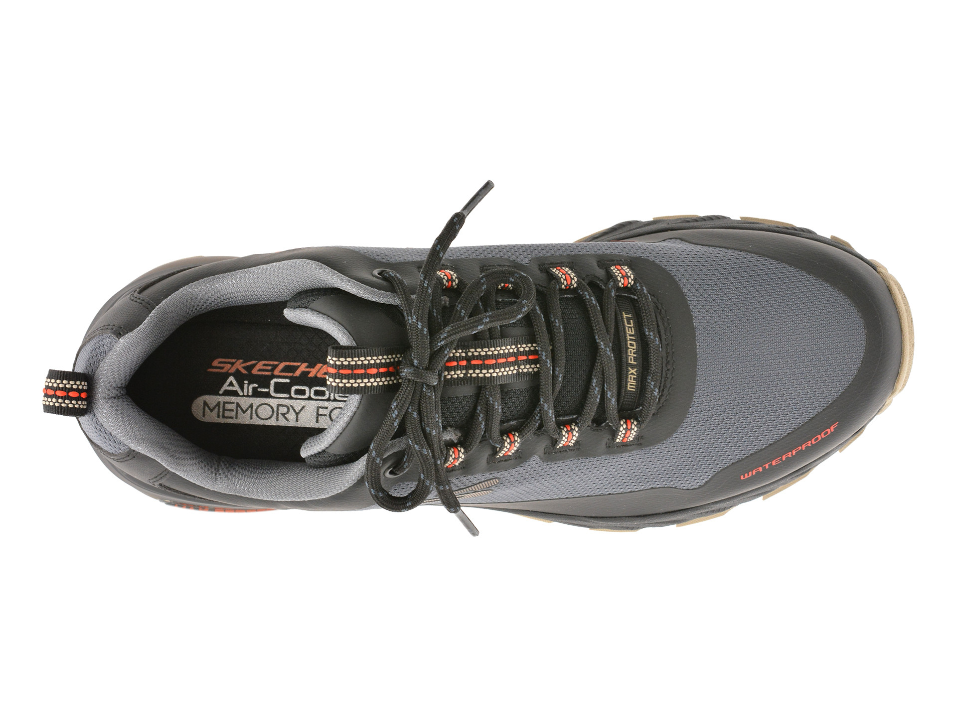 Pantofi sport SKECHERS gri, MAX PROTECT, din material textil