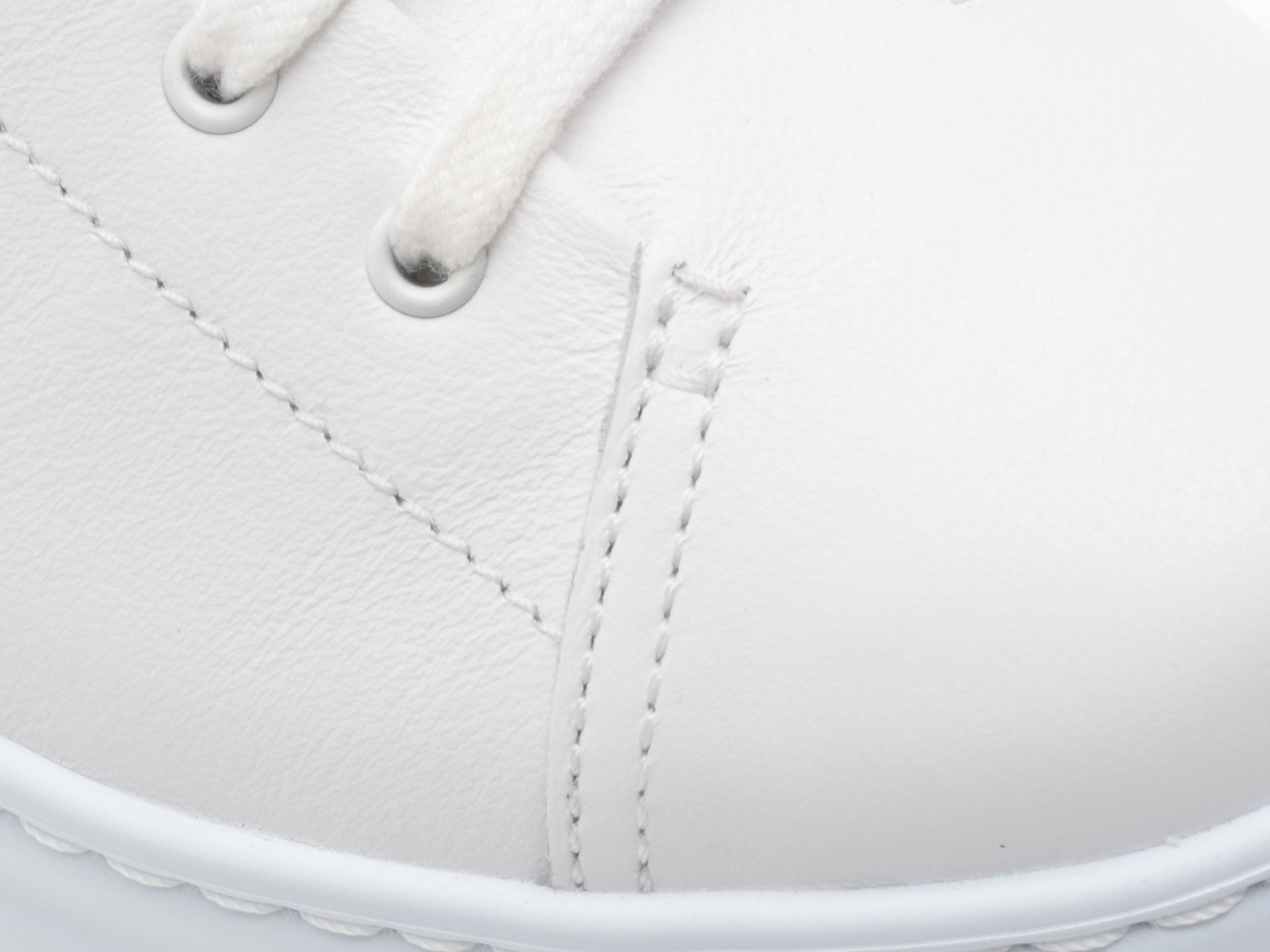 Pantofi sport CAMPER albi, RUNNER, din piele naturala