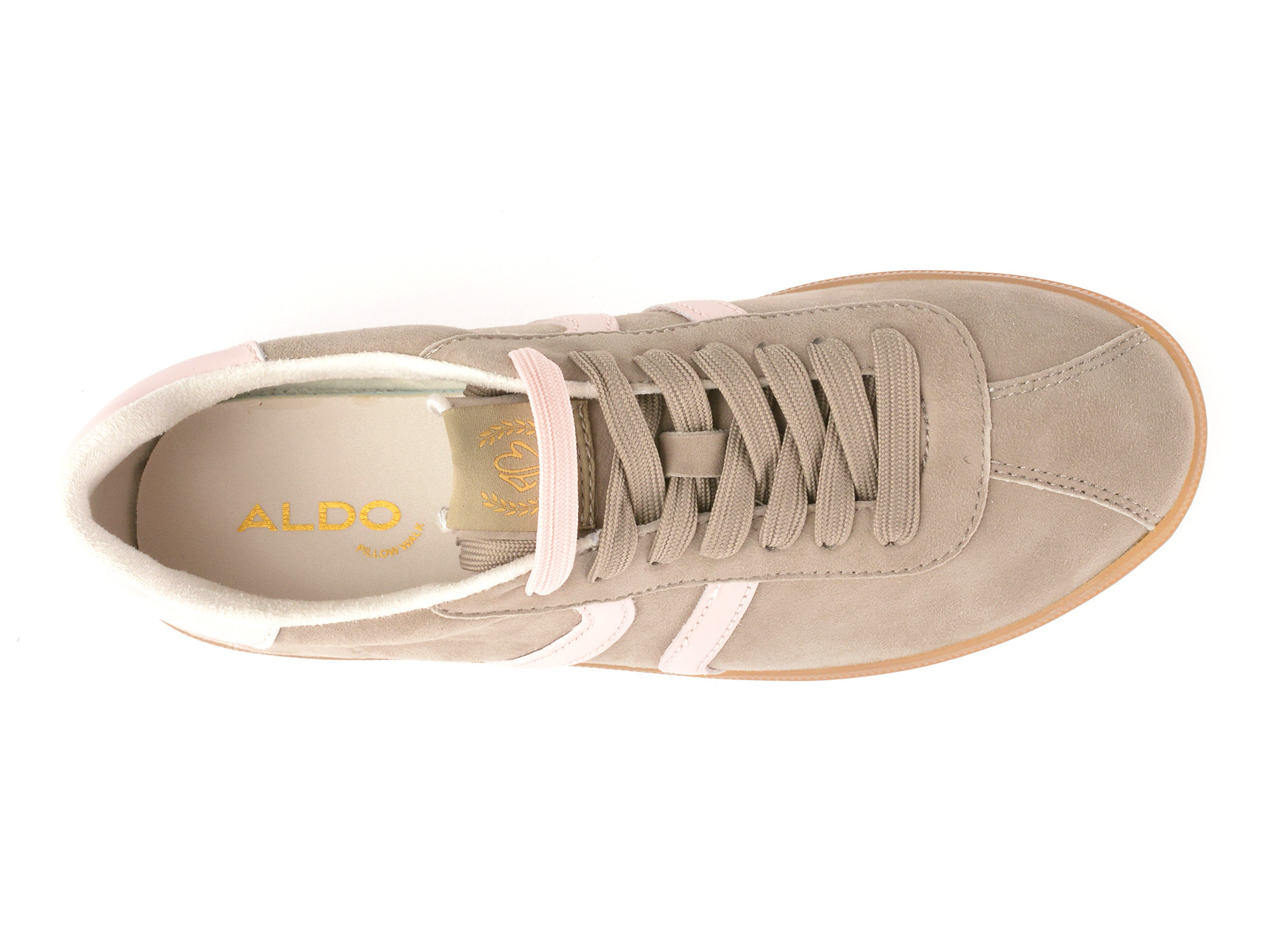 Pantofi sport ALDO verzi, CHICSNEAKER 340, din piele intoarsa