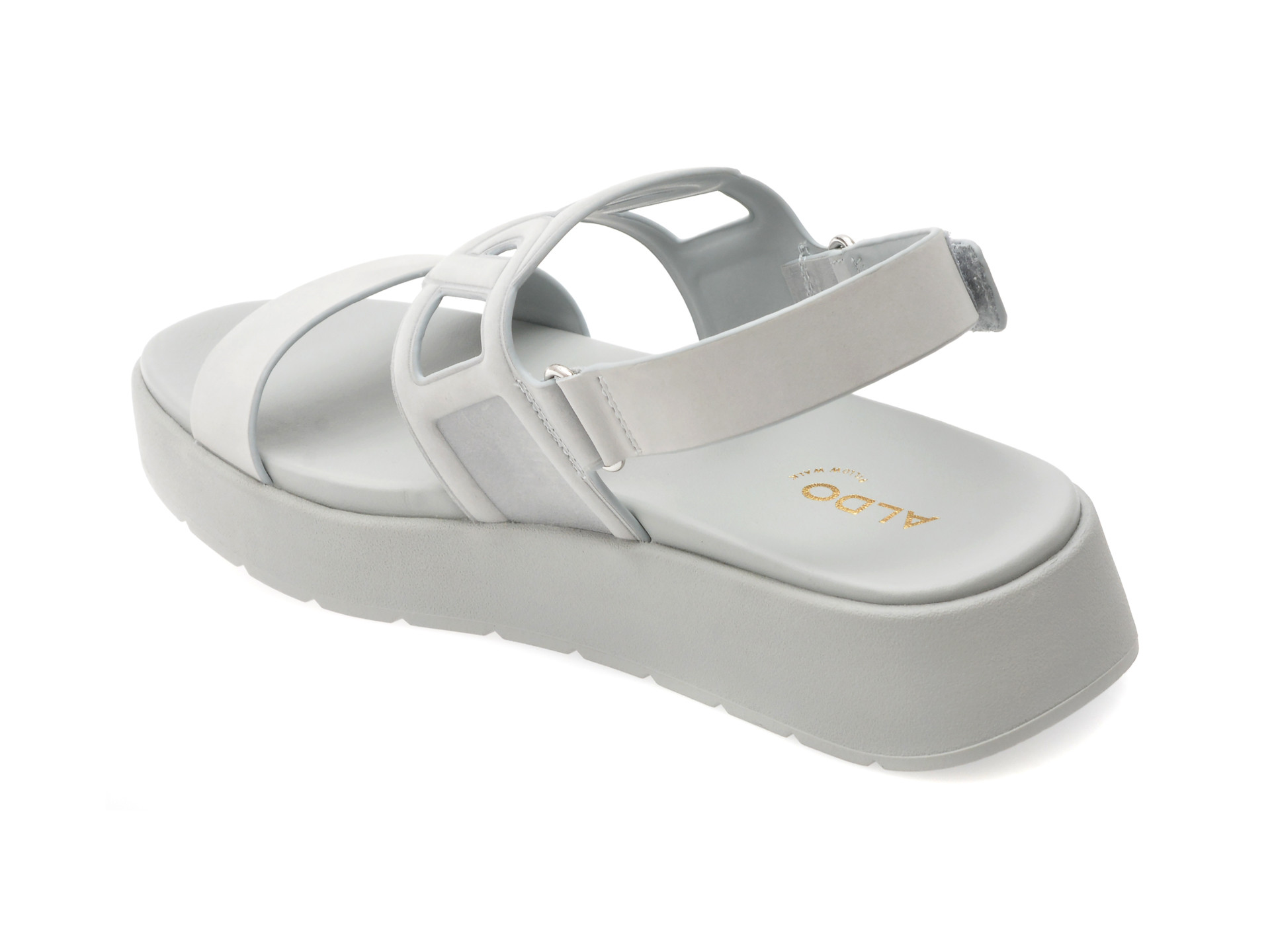 Sandale ALDO bleumarin, ONUVIA 460, din nabuc