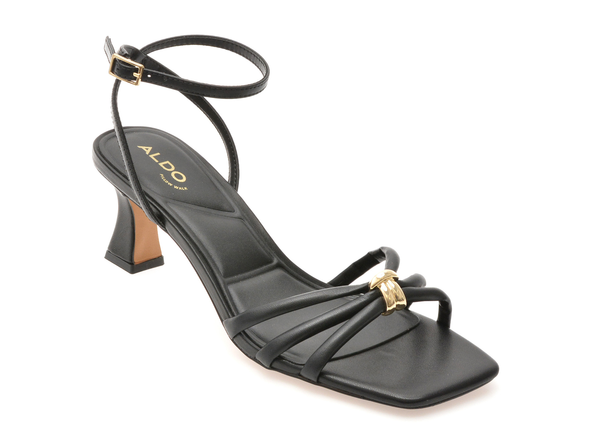 Sandale eleganti ALDO negre, KAILAYA 001, din piele naturala