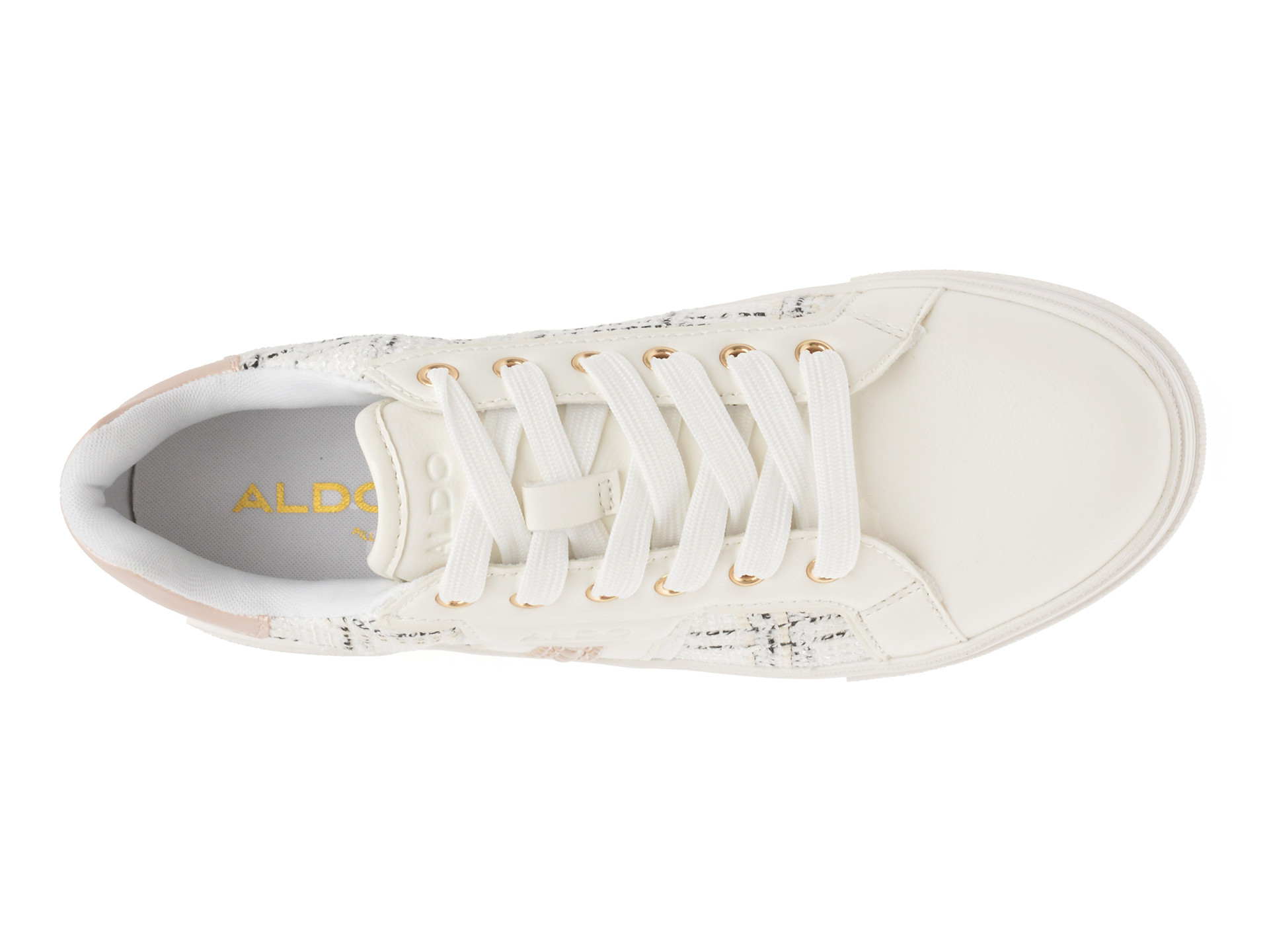 Pantofi sport ALDO alb, BERENTERIEL 122, din material textil