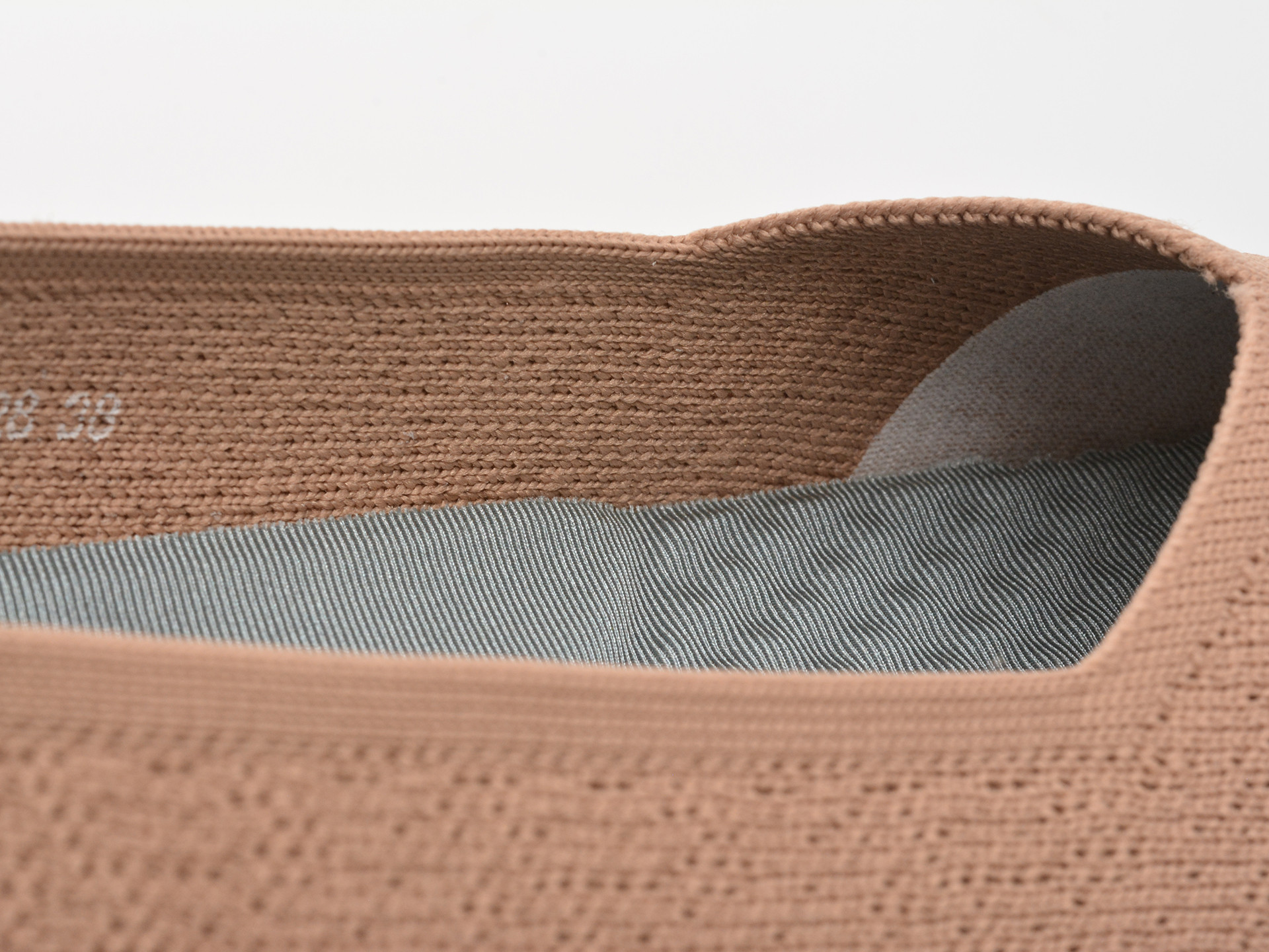 Balerini image bej ms0928 din material textil