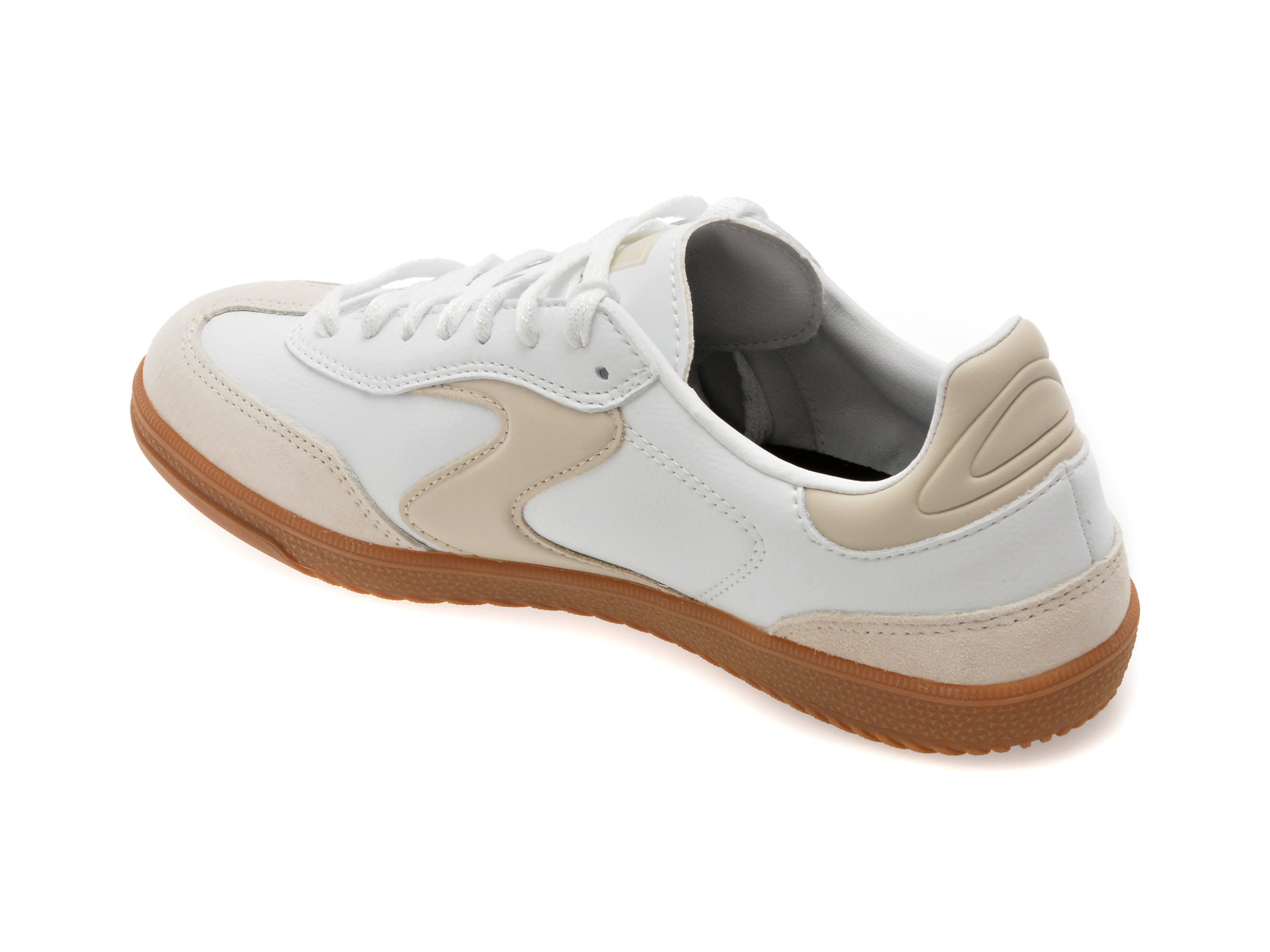 Pantofi sport SKECHERS albi, HOTSHOT, din material textil