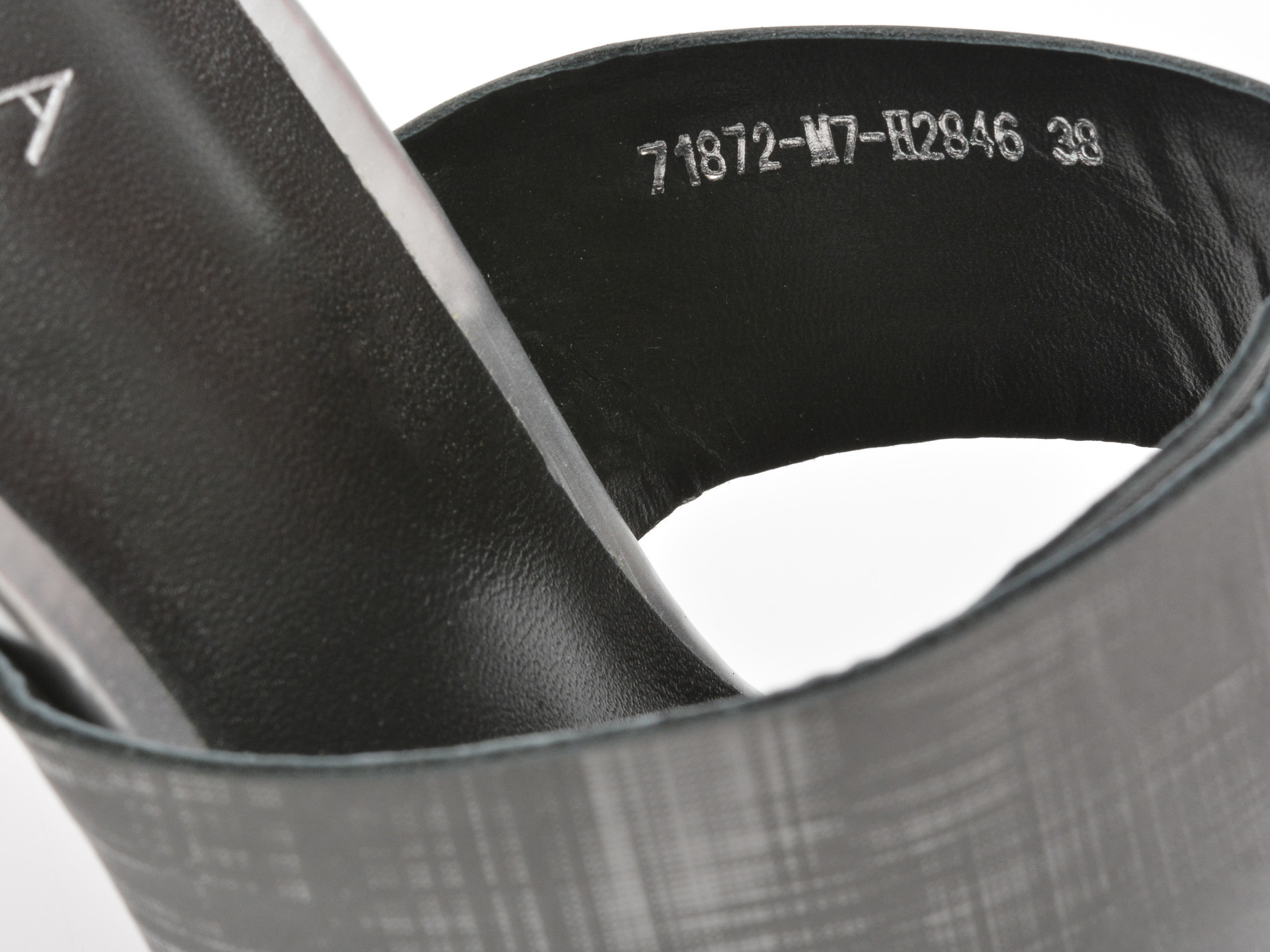 Papuci EPICA gri, 71872M7, din piele naturala