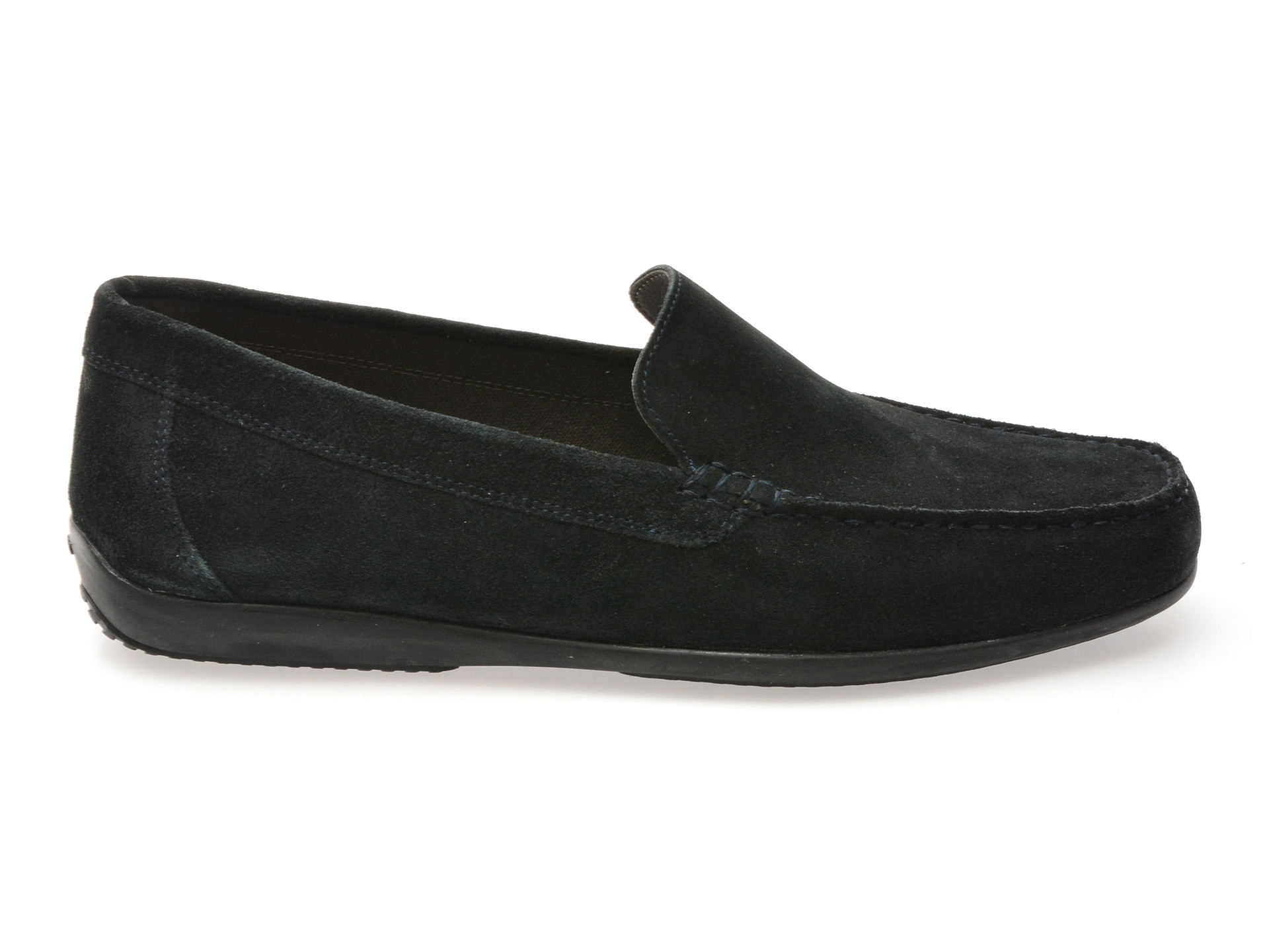 Mocasini GEOX bleumarin, U450WB, din piele intoarsa