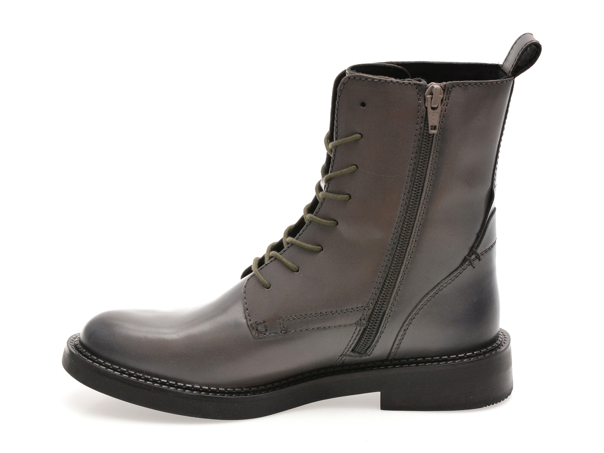 Ghete GEOX gri, D46WYG, din piele naturala