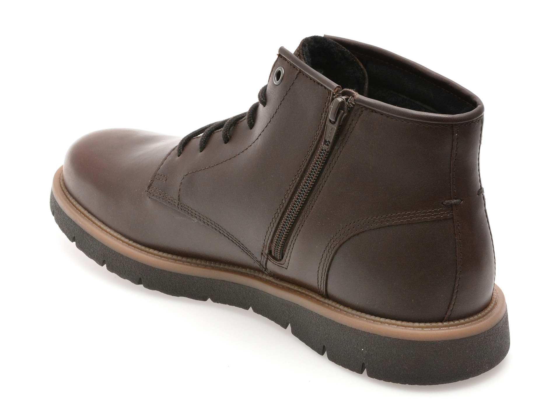 Ghete GEOX maro, U56M7B, din piele naturala