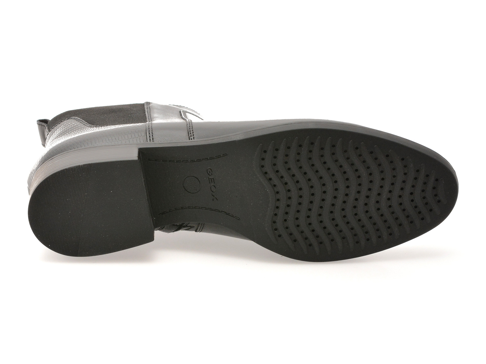 Ghete GEOX negre, D94G1G, din piele naturala