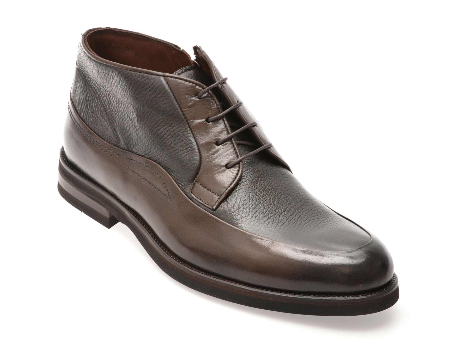 Ghete elegante LE COLONEL maro, 63938, din piele naturala