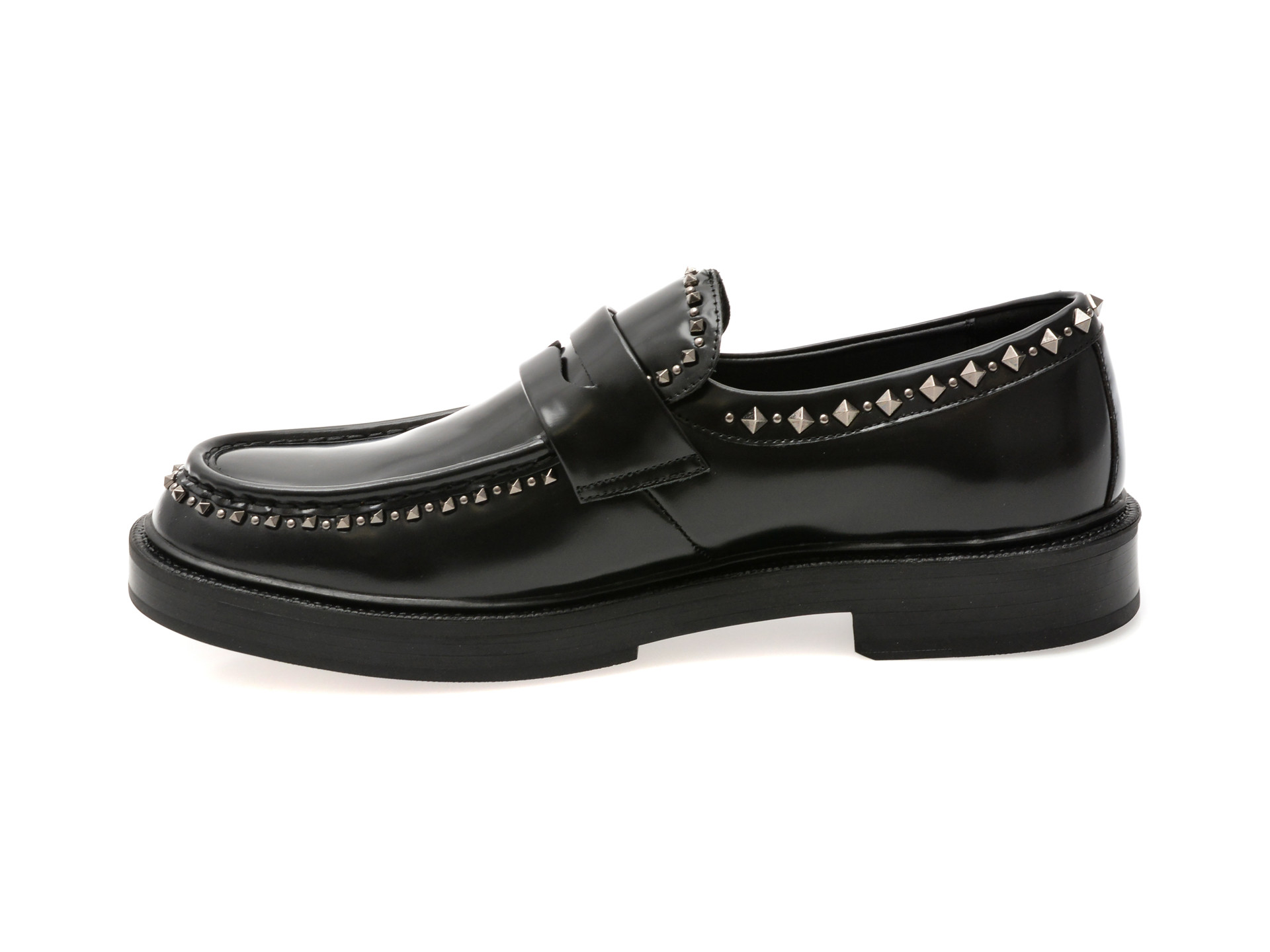 Mocasini ALDO negri, ZOLLO 001, din piele naturala