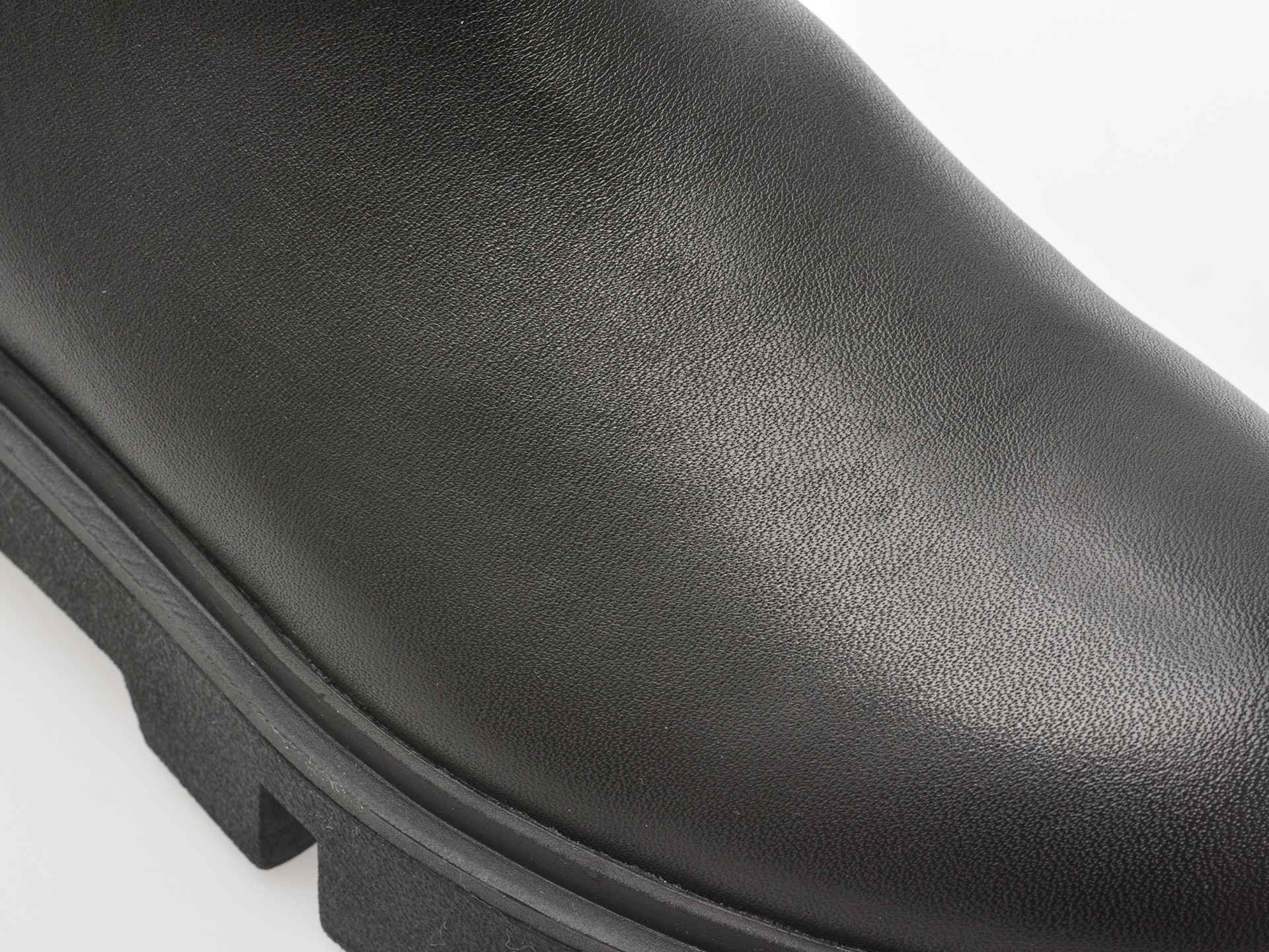 Ghete GEOX negre, D26UAC, din piele naturala