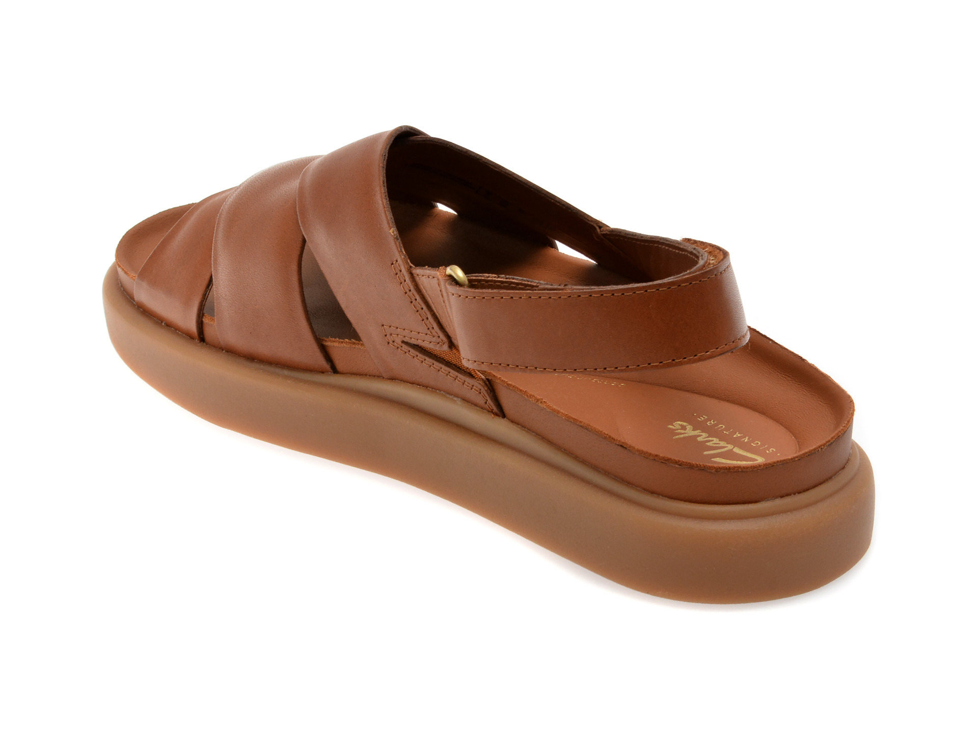 Sandale CLARKS maro, ARISTELLA SUN, din piele naturala
