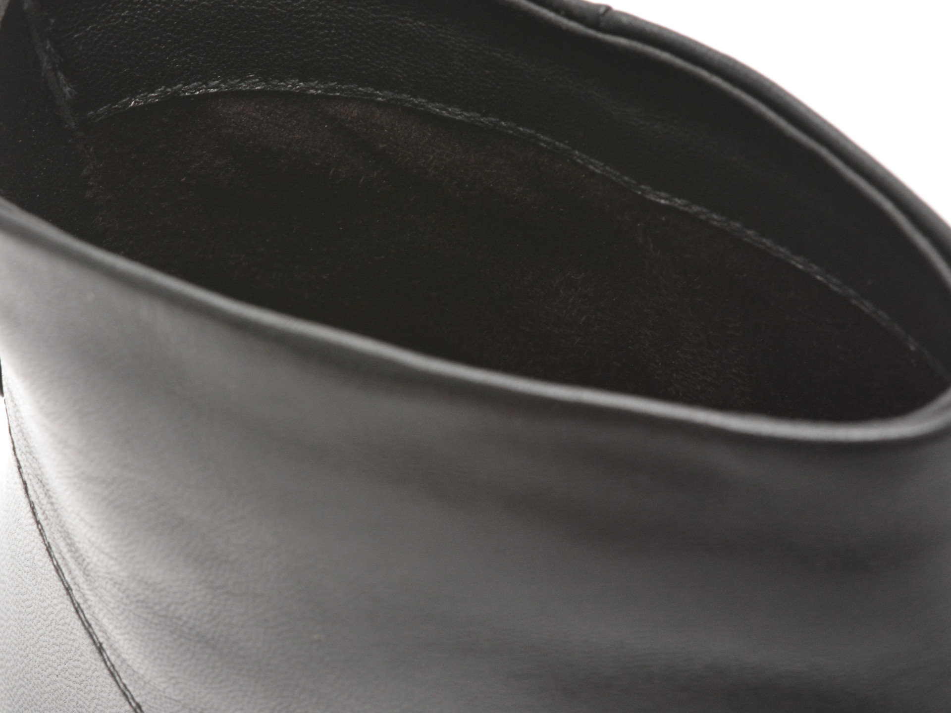 Botine EPICA negre, M32120, din piele naturala