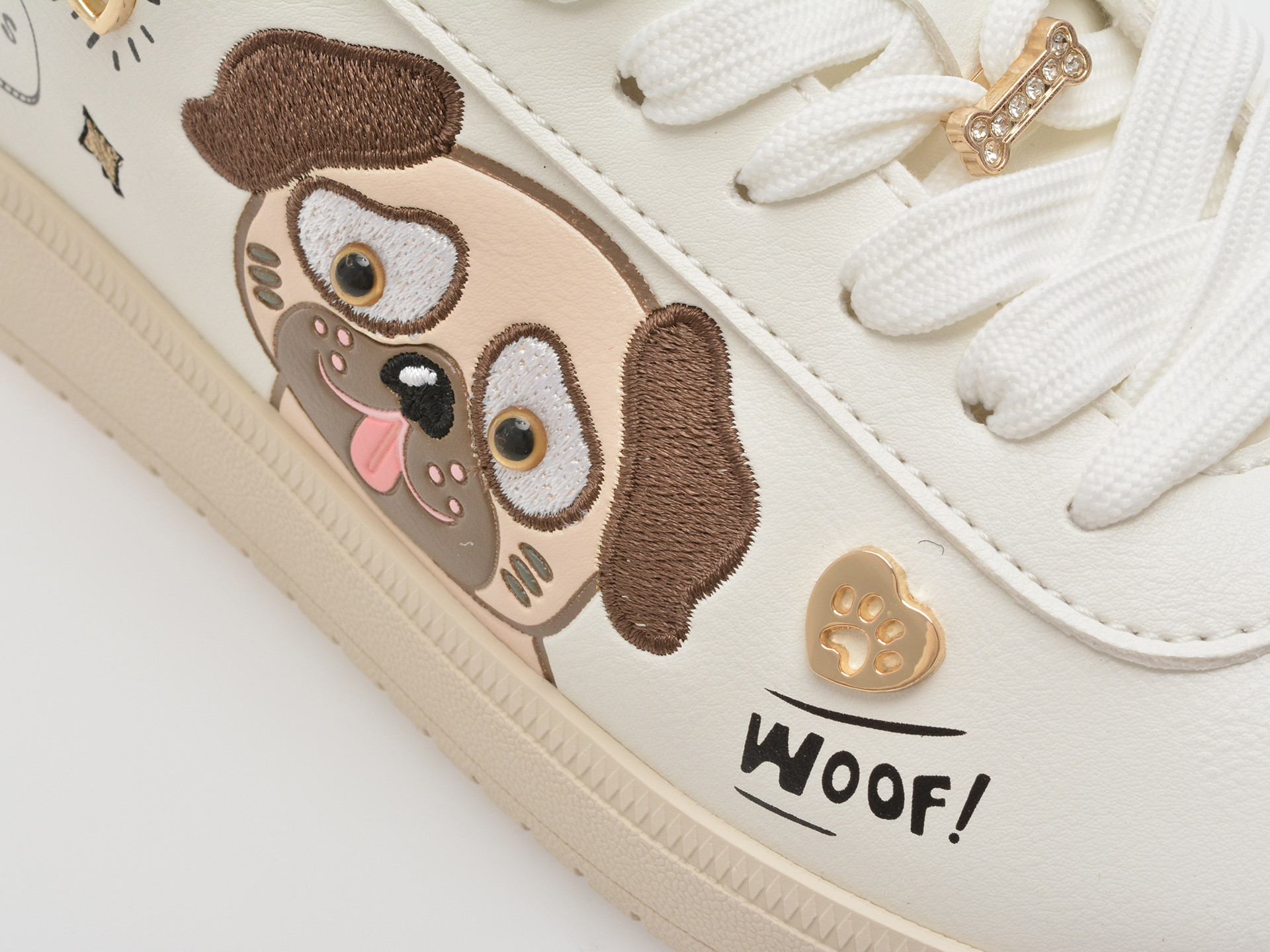 Pantofi sport ALDO albi, BEST FRIEND 100, din piele ecologica