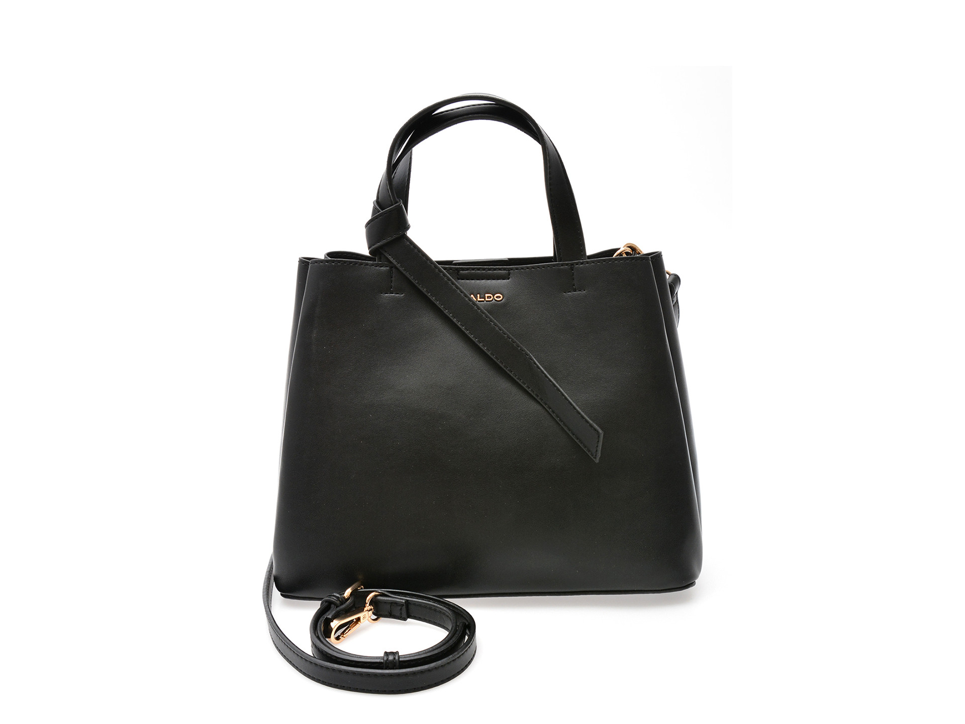 Geanta ALDO neagra, ZARIA 001, din piele ecologica