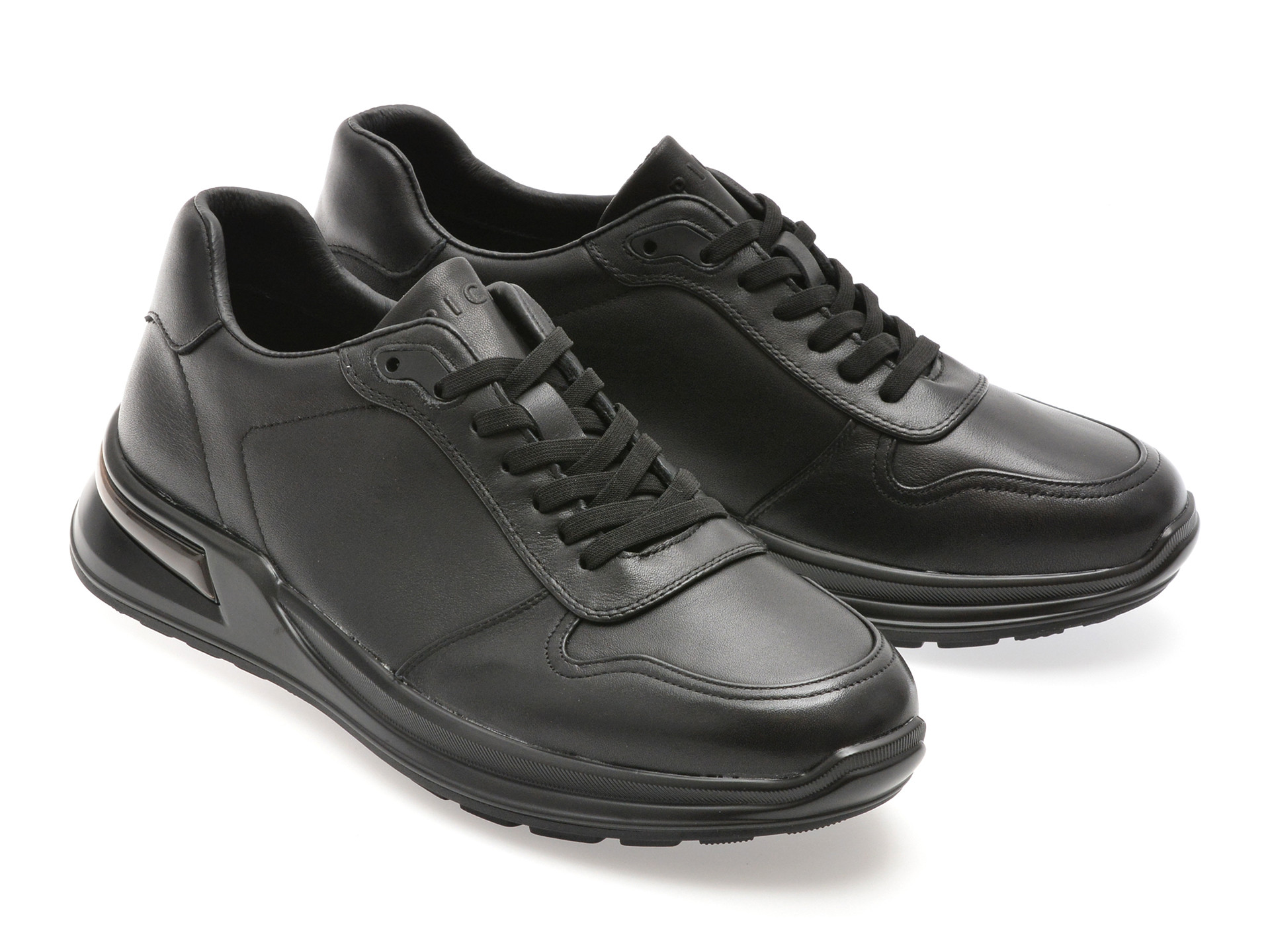 Pantofi sport EPICA negri, 56261, din piele naturala