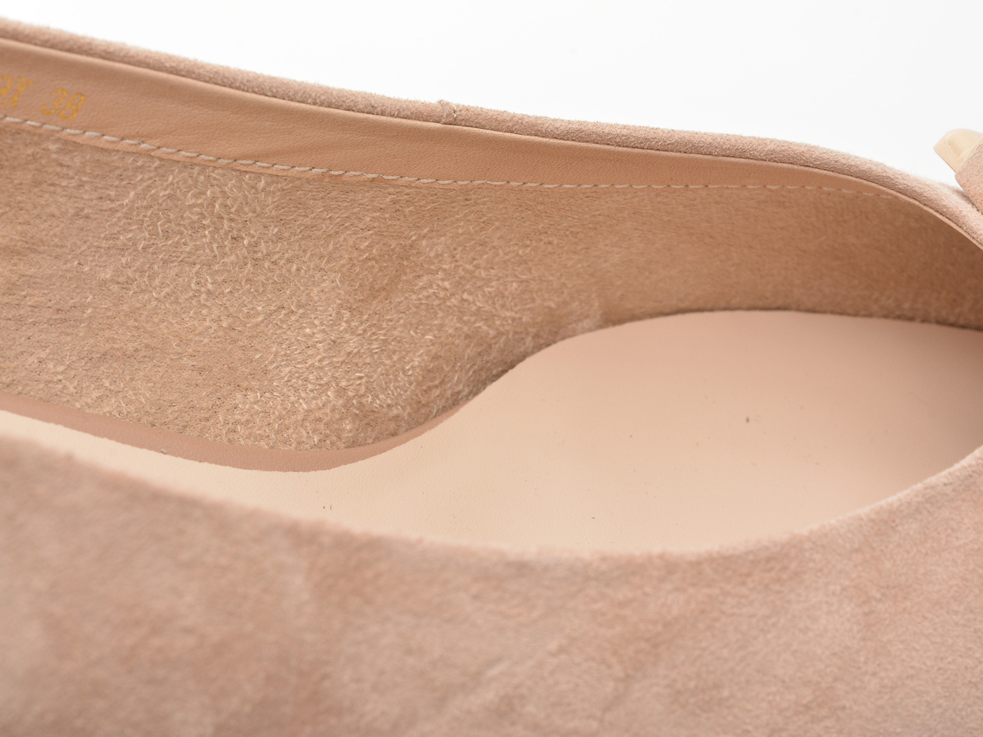 Pantofi EPICA nude, E300, din piele intoarsa