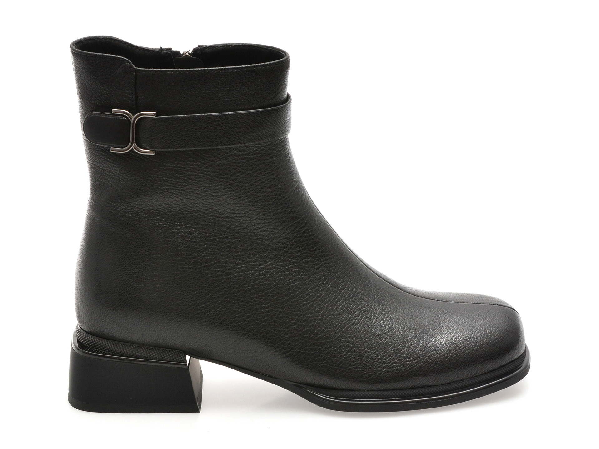 Ghete ALDO negre, AT05, din piele naturala