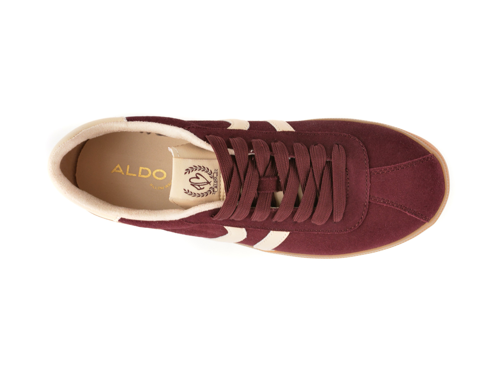Pantofi sport ALDO visinii, CHIC SNEAKER 601, din piele intoarsa