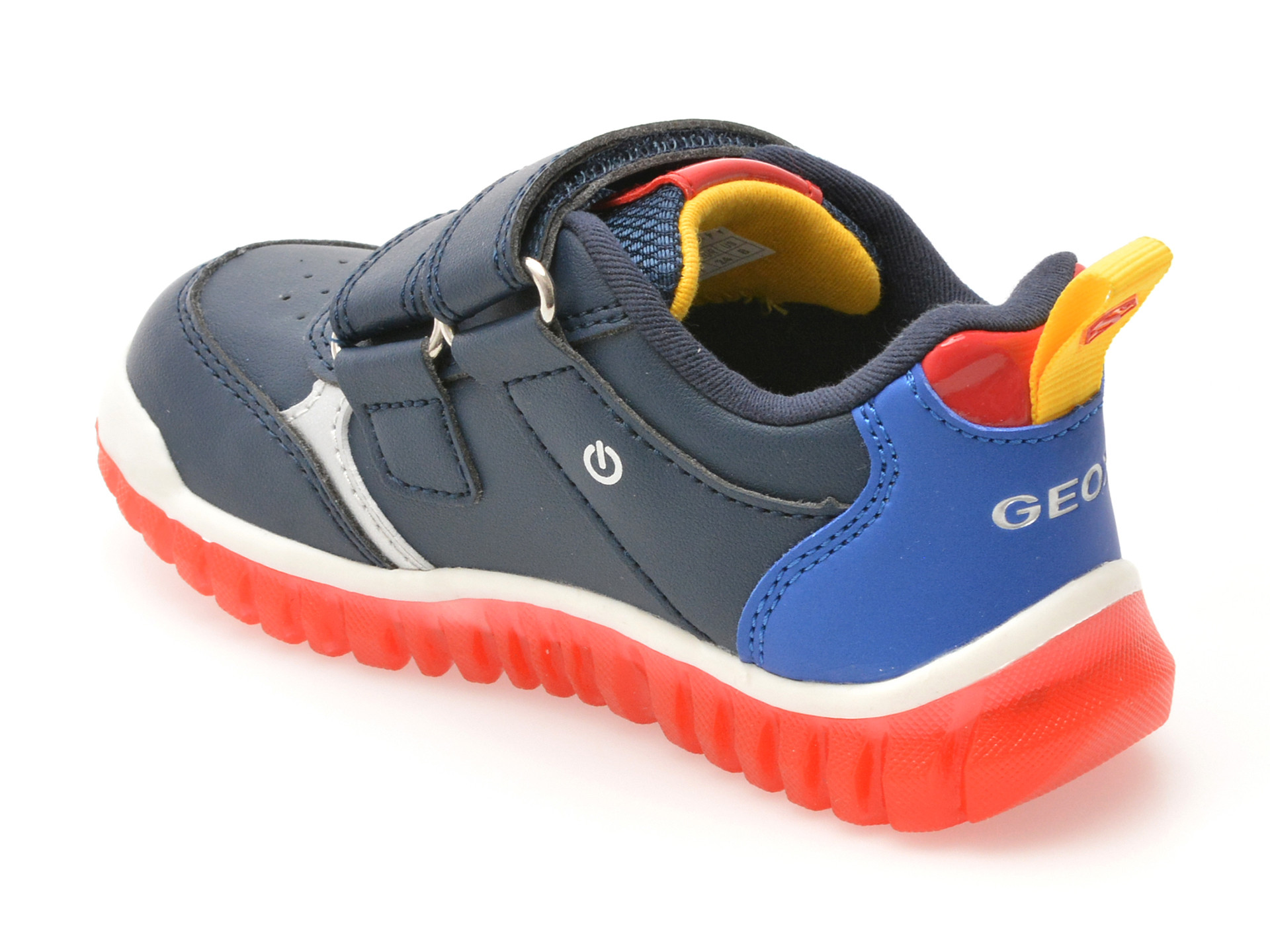 Pantofi sport GEOX bleumarin, B565ZB, din piele ecologica