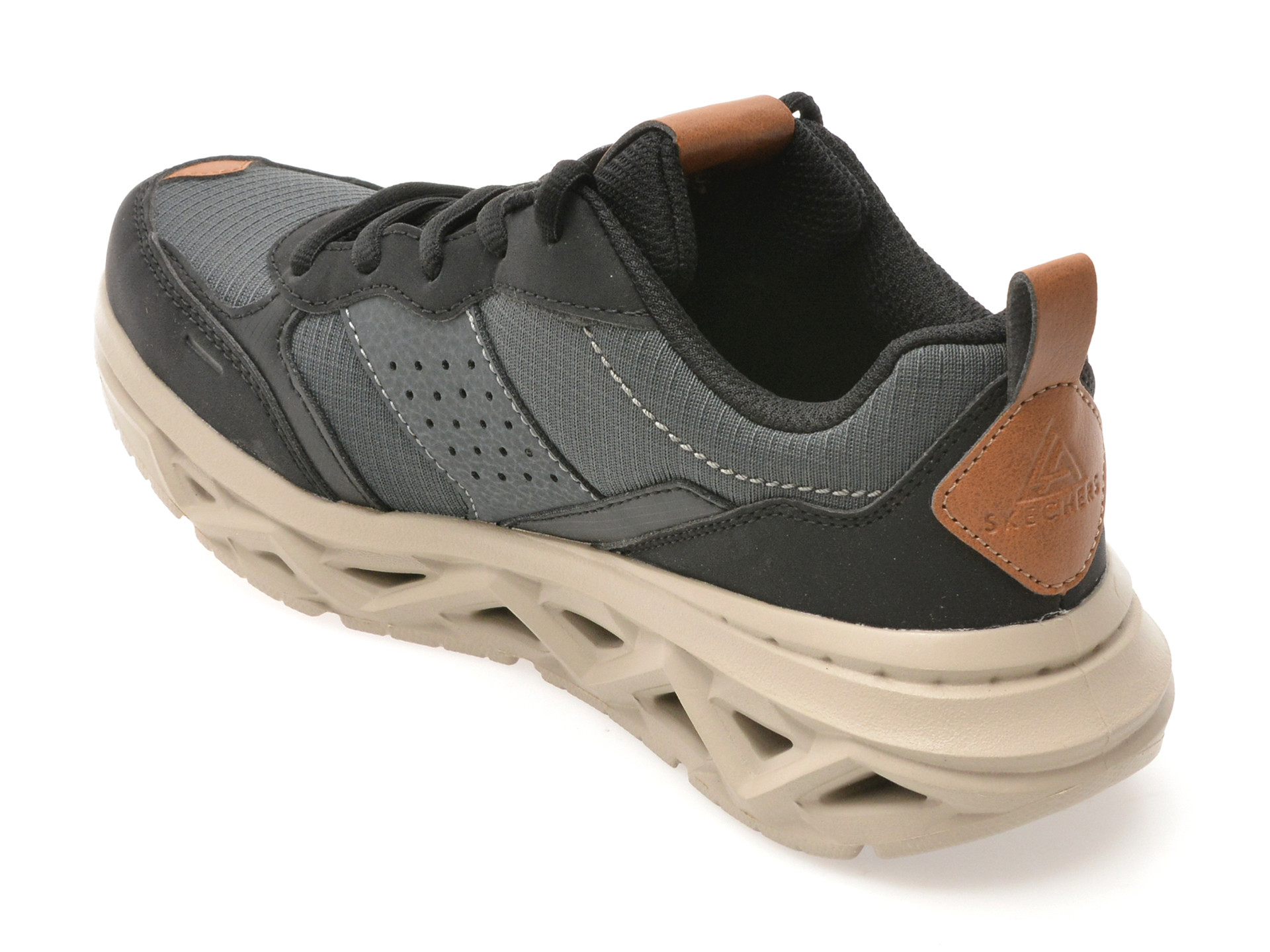 Pantofi sport SKECHERS negri, SKX 1121, din material textil