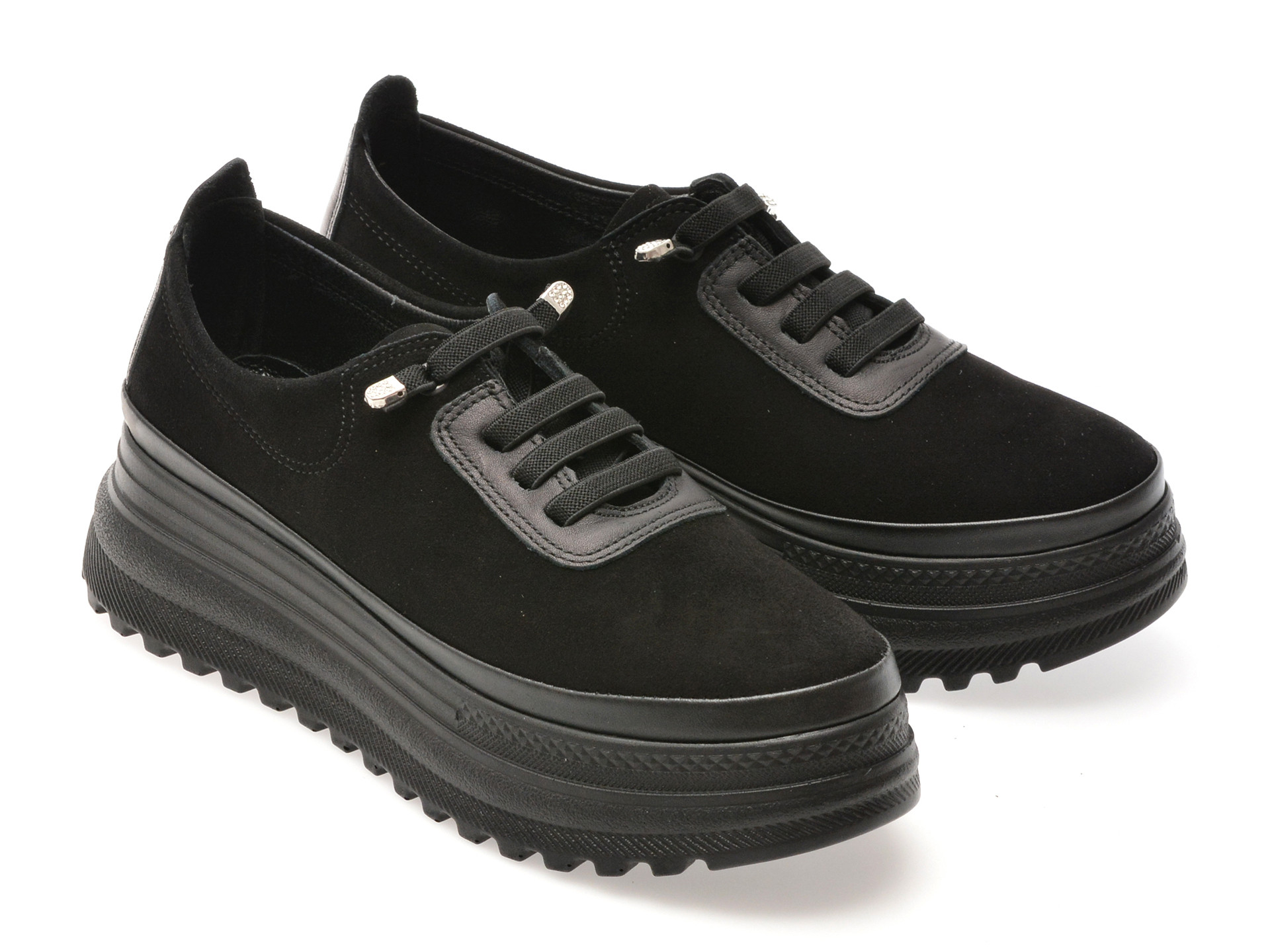 Pantofi image negri 387375 din piele intoarsa