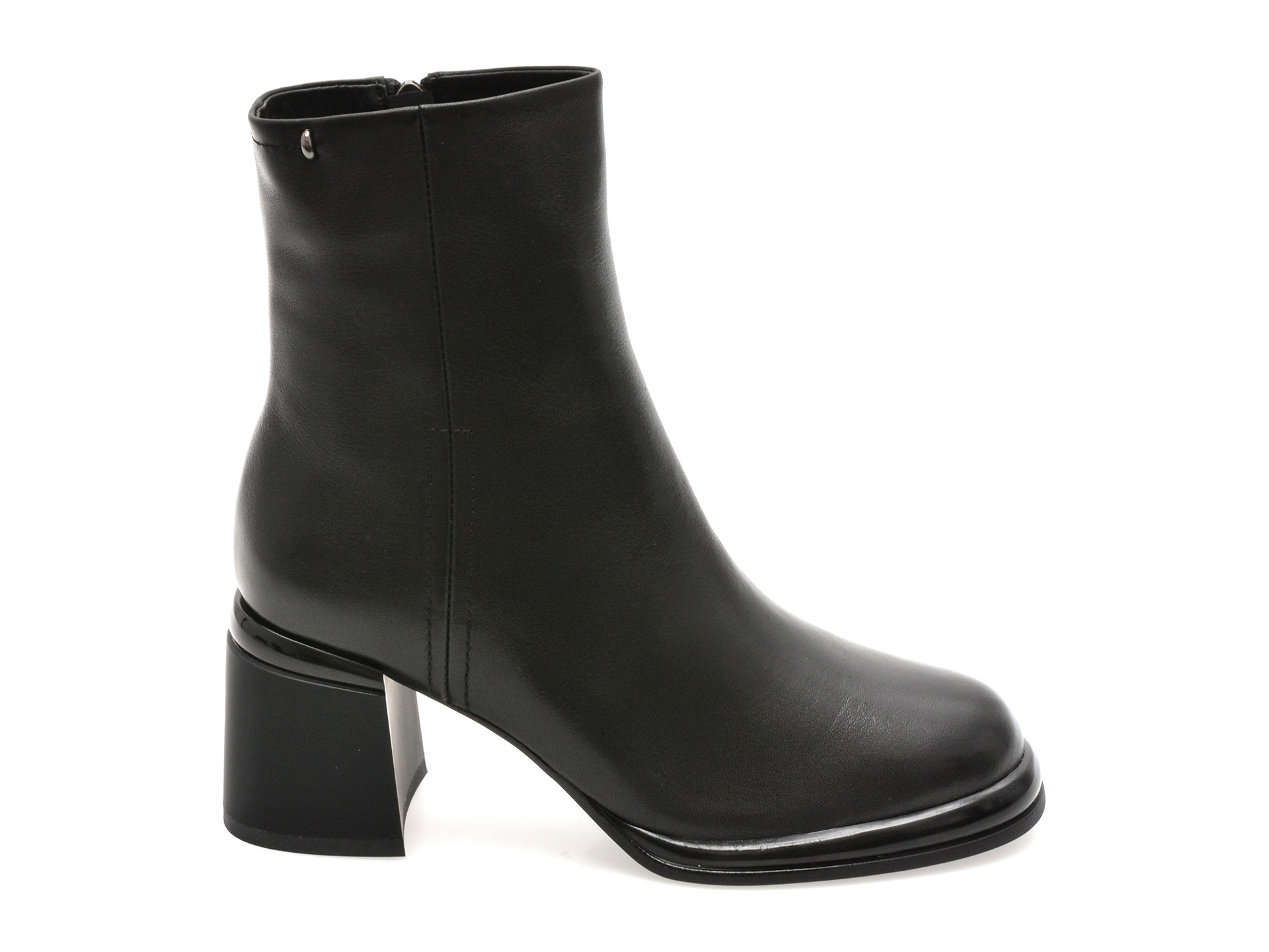 Ghete ALDO negre, D727, din piele naturala