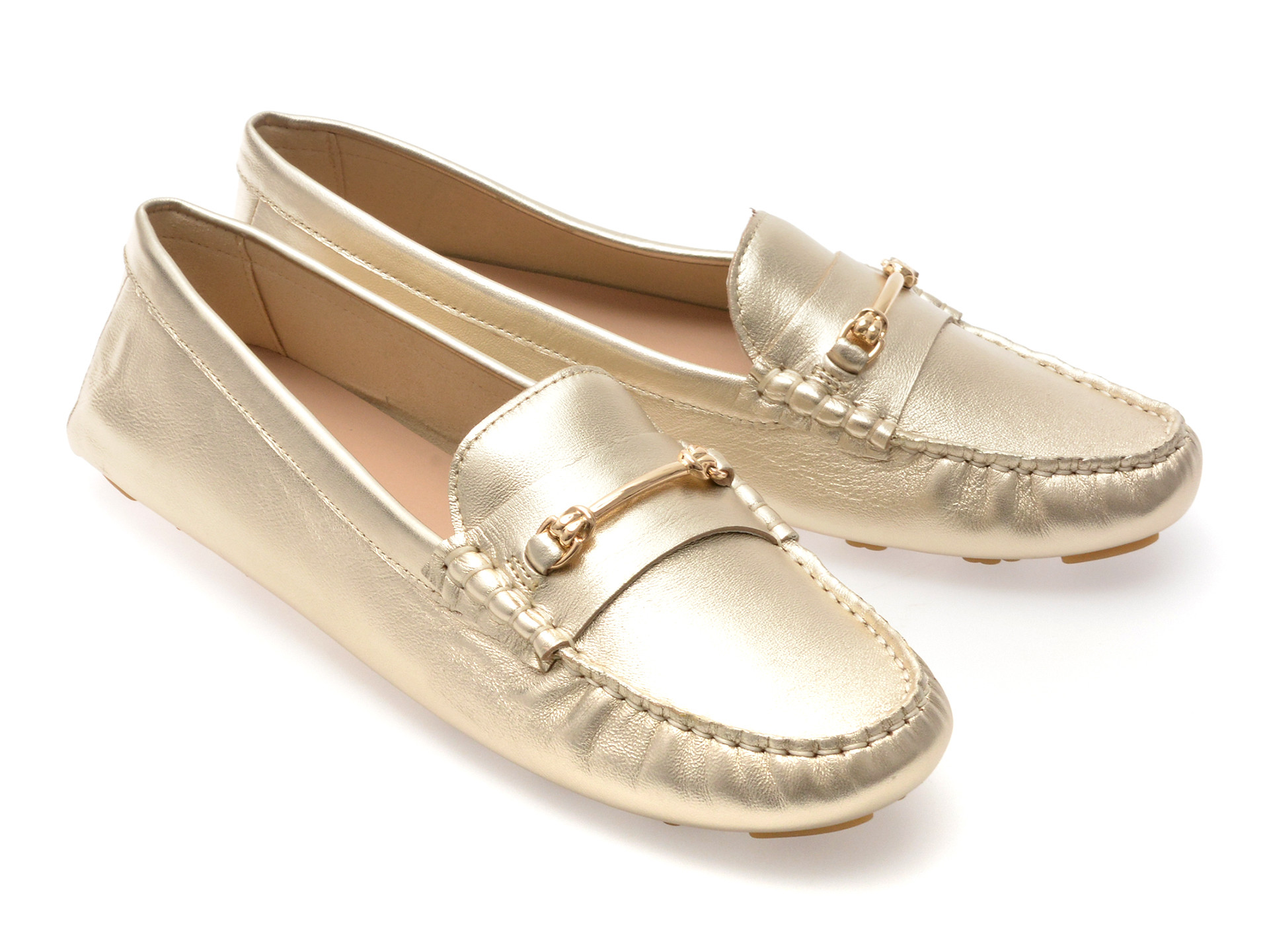 Mocasini ALDO bej, SEABREEZE 741, din piele naturala