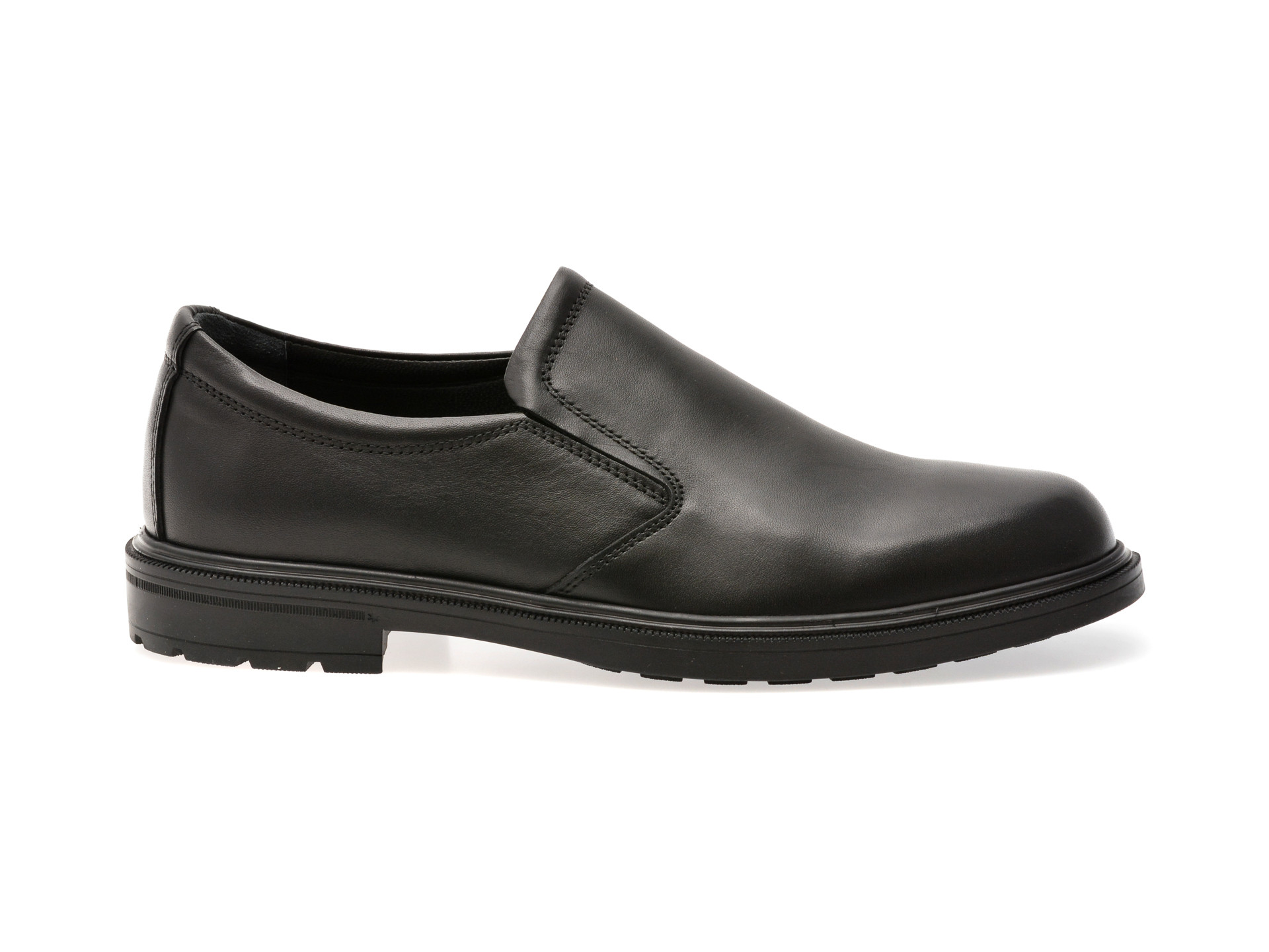 Pantofi OTTER negri, A61, din piele naturala