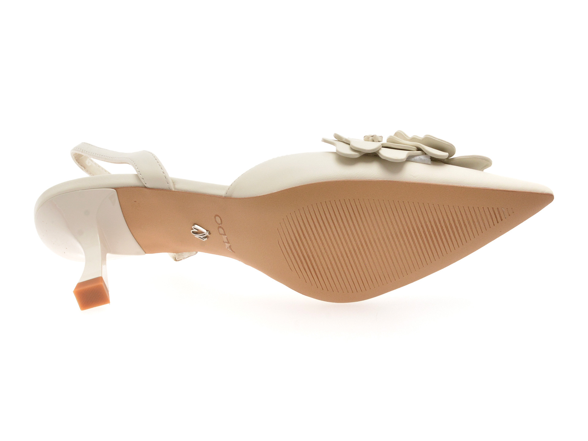 Pantofi eleganti ALDO albi, LEILANIA 121, din piele naturala