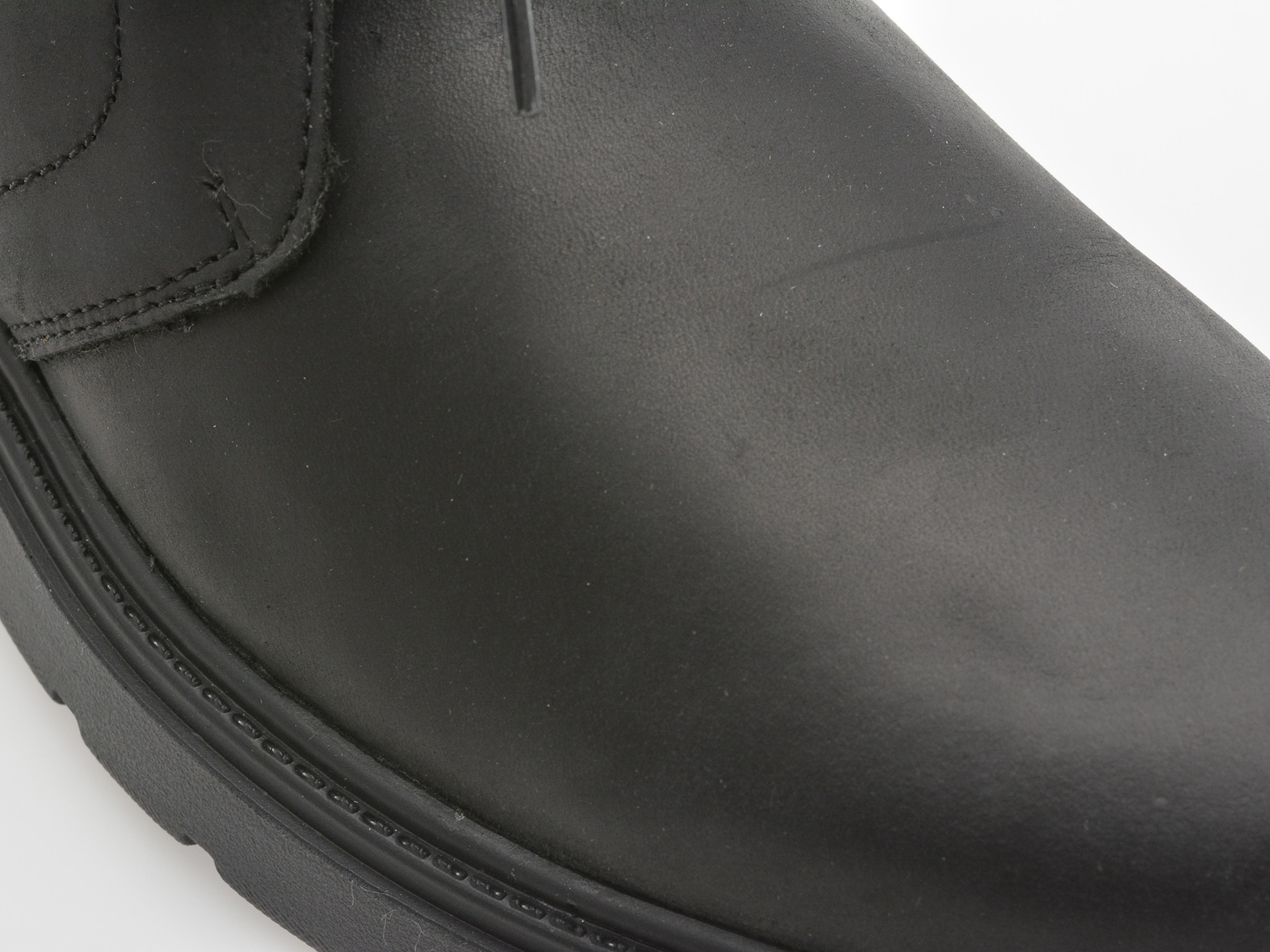 Ghete GEOX negre, U56FRA, din piele naturala