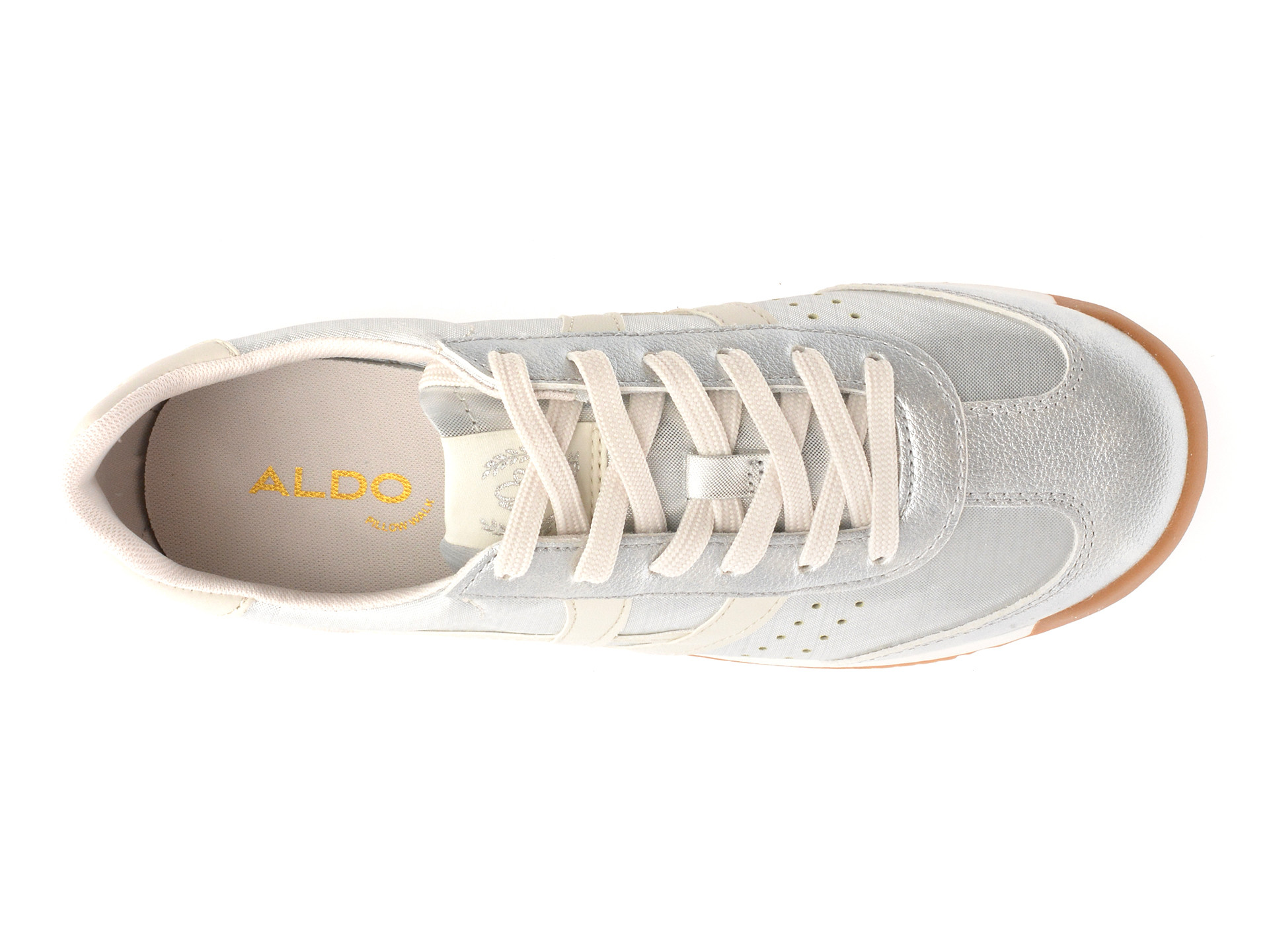 Pantofi sport ALDO argintii, STEPCOUNT 040, din material textil