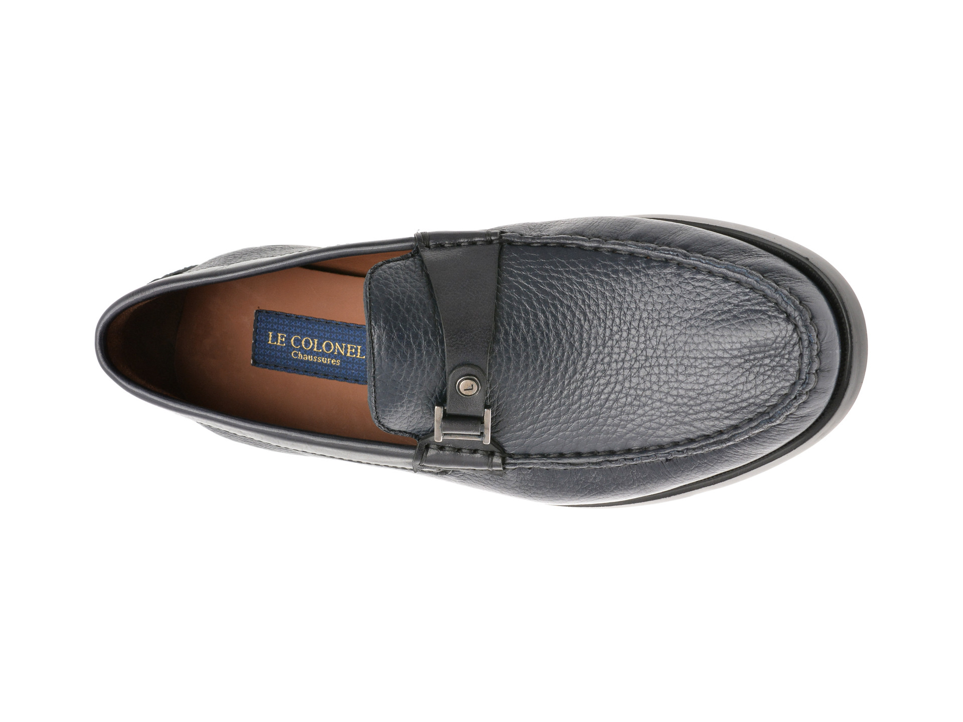 Mocasini eleganti LE COLONEL bleumarin, 482134, din piele naturala