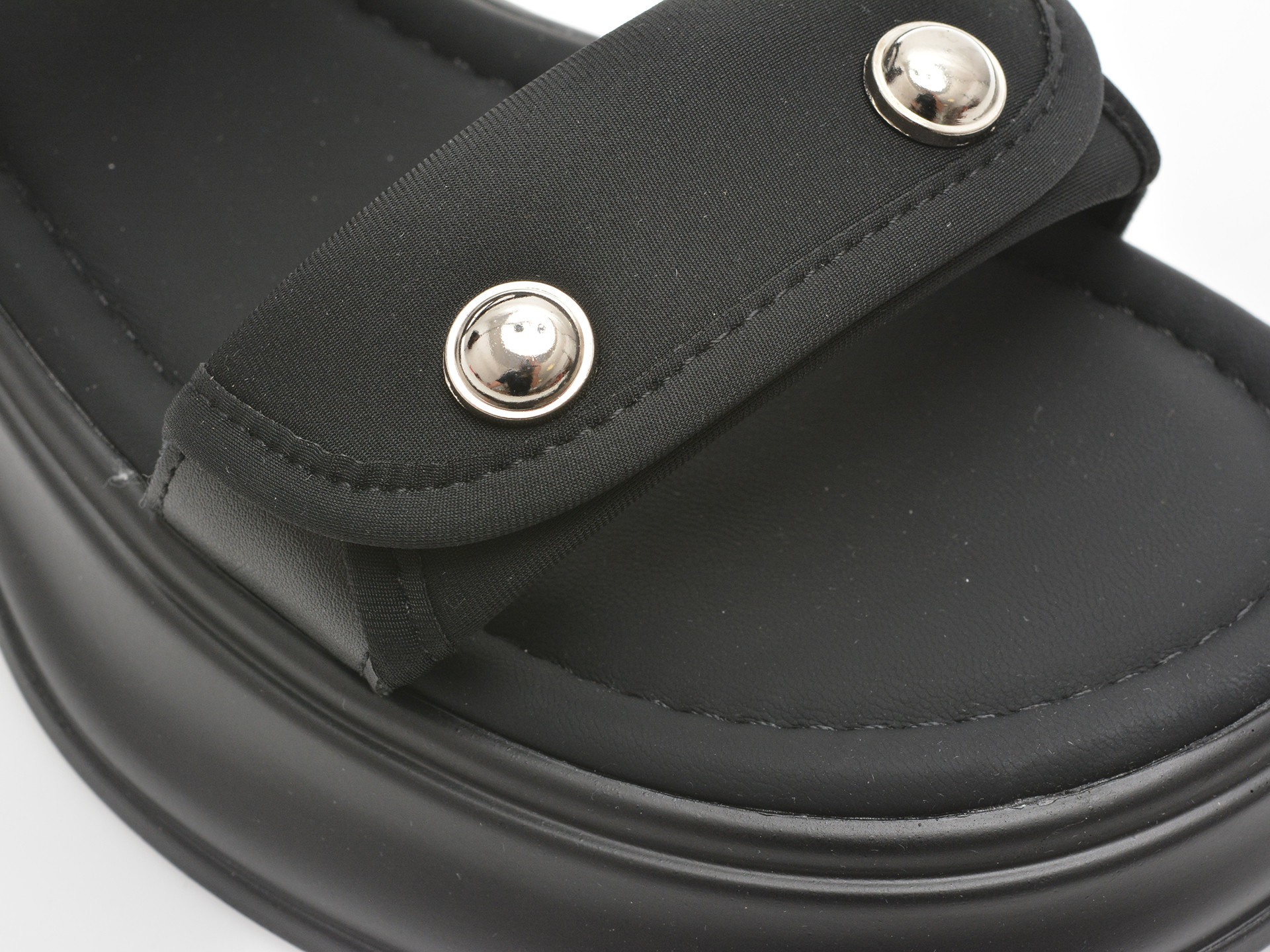 Sandale GRYXX negre, 8862, din material textil