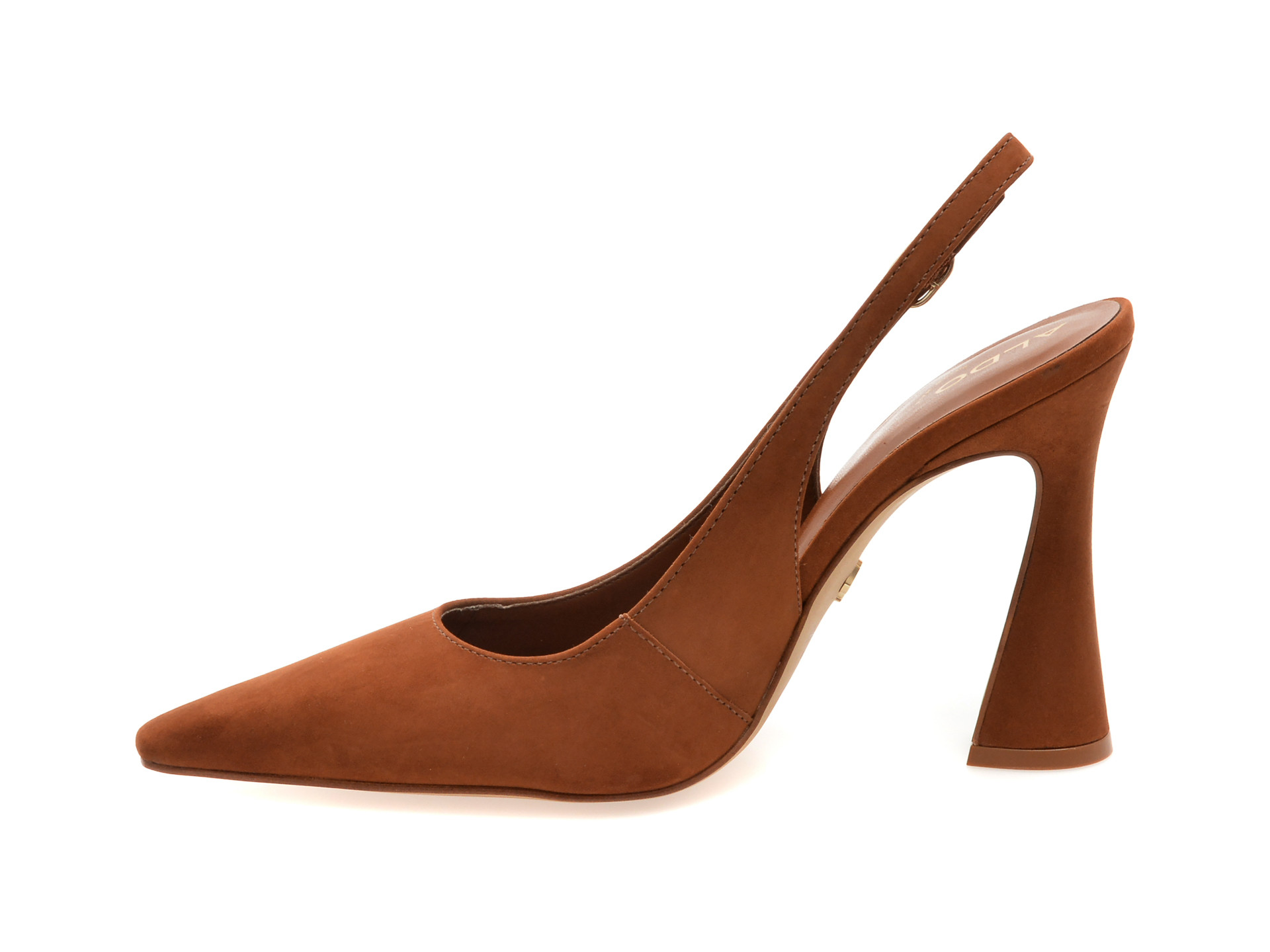 Pantofi eleganti ALDO maro, DAPHNEA210, din piele intoarsa