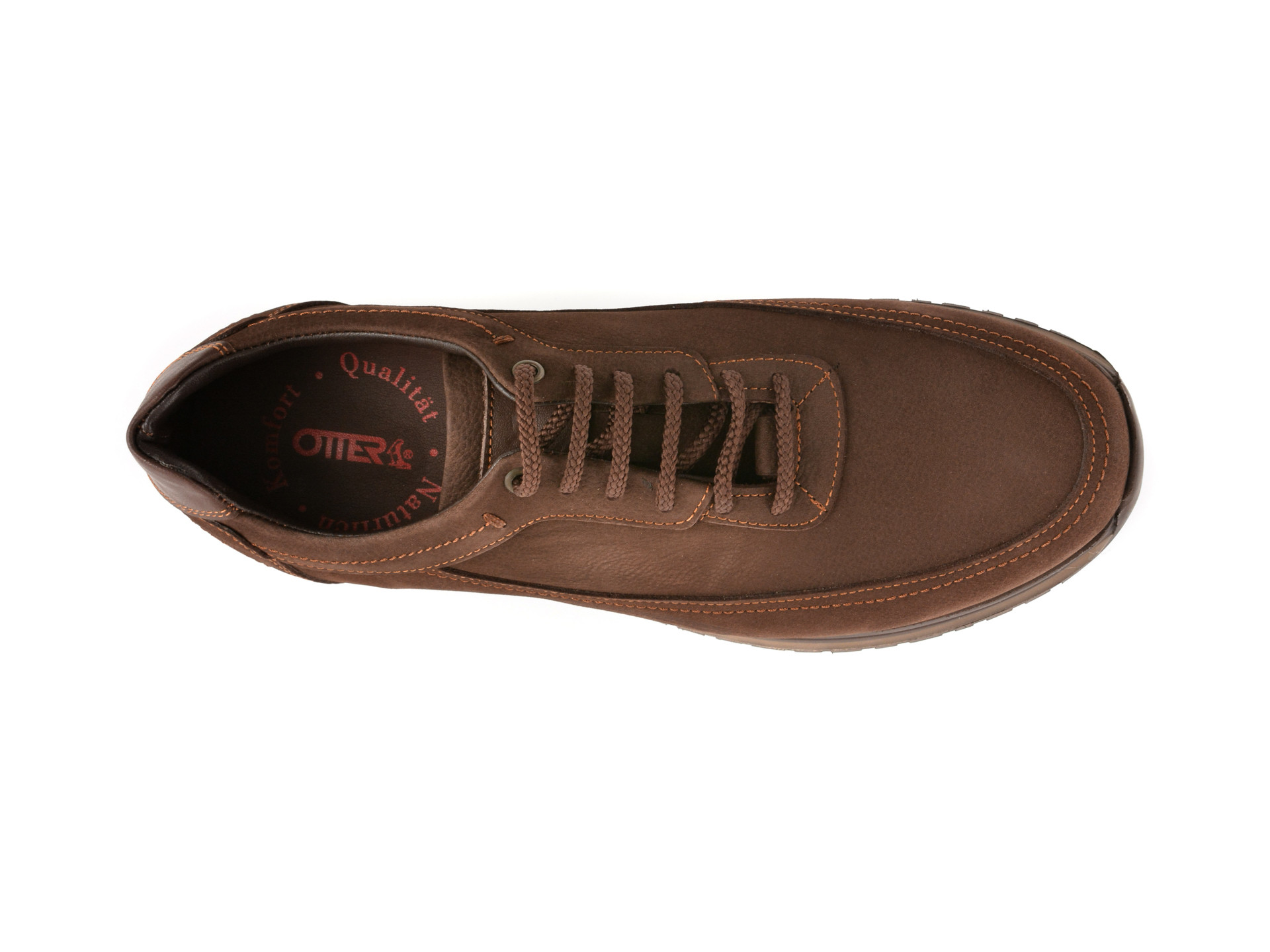 Pantofi sport OTTER maro, 4161, din nabuc