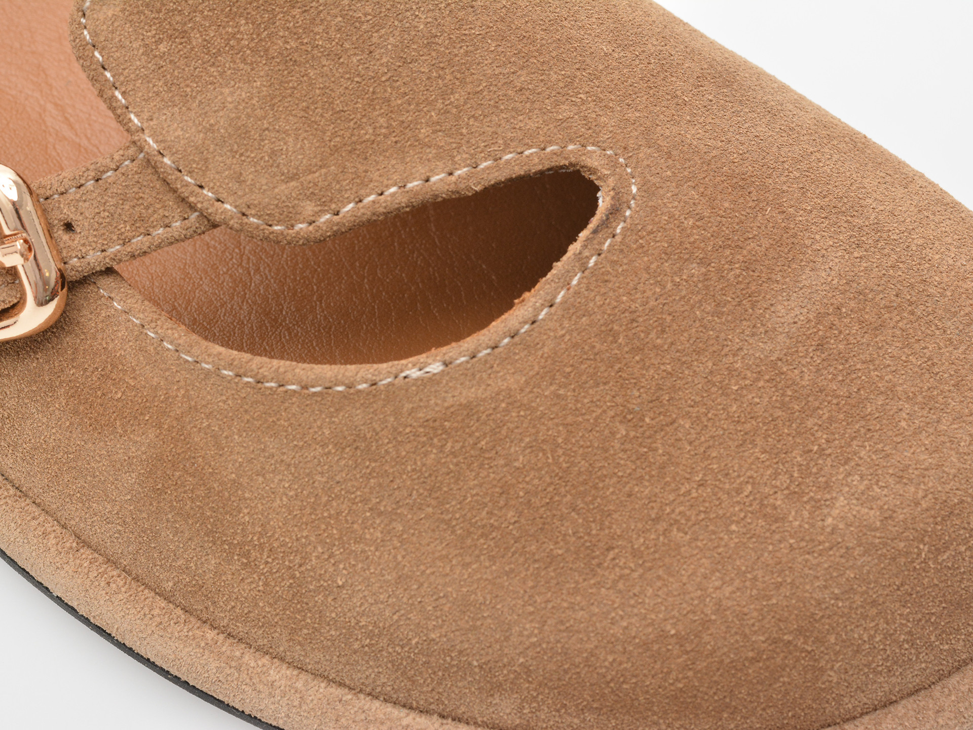 Pantofi EPICA maro, 1614033, din piele intoarsa